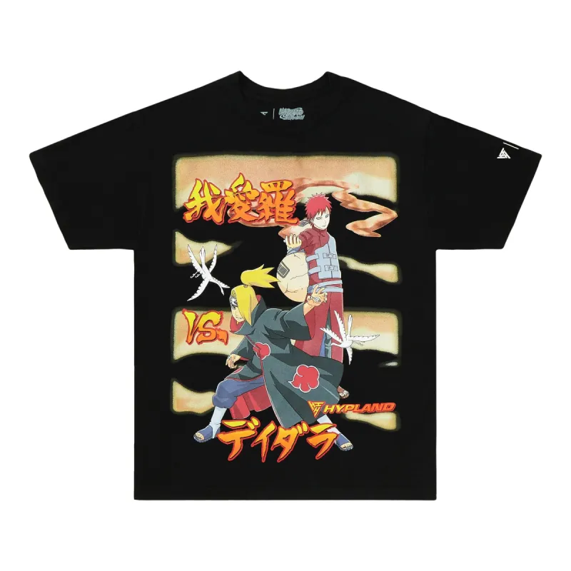 SHIPPUDEN GAARA DEIDARA T SHIRT (BLACK) sold by hypland