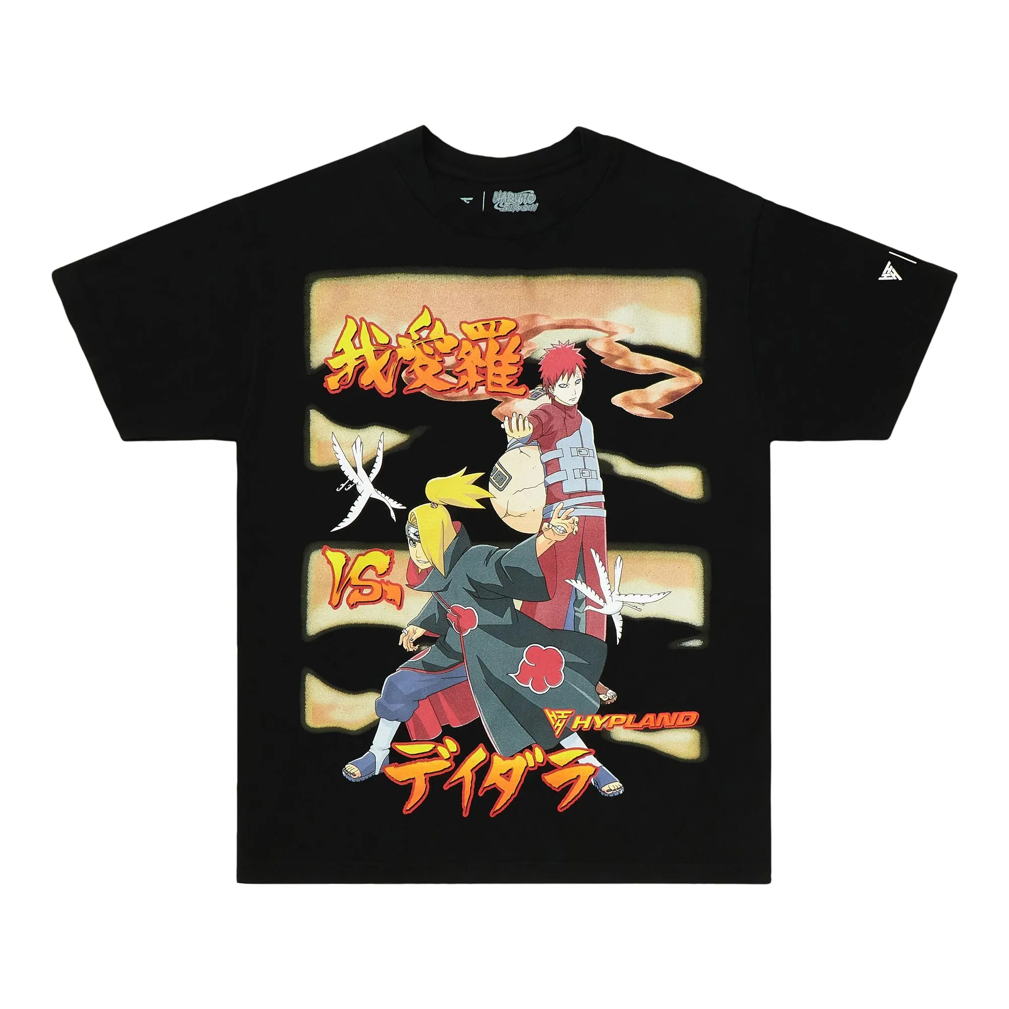 SHIPPUDEN GAARA DEIDARA T SHIRT (BLACK) sold by hypland