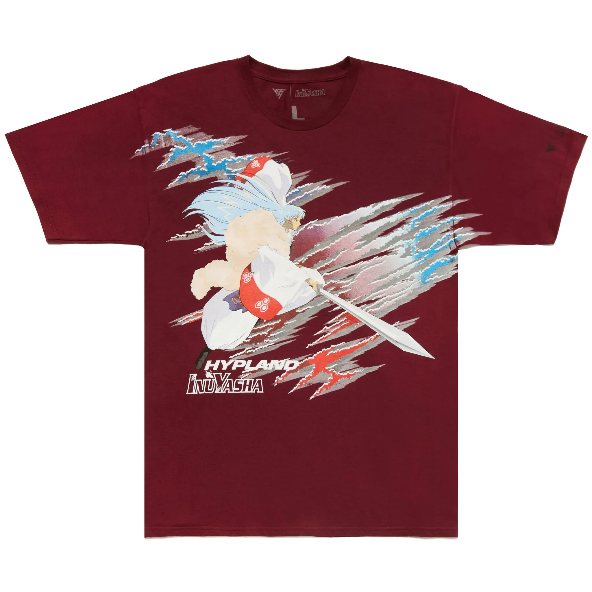 INUYASHA SESSHOMARU FULL BODY CUT SHIRT (MAROON) sold by hypland
