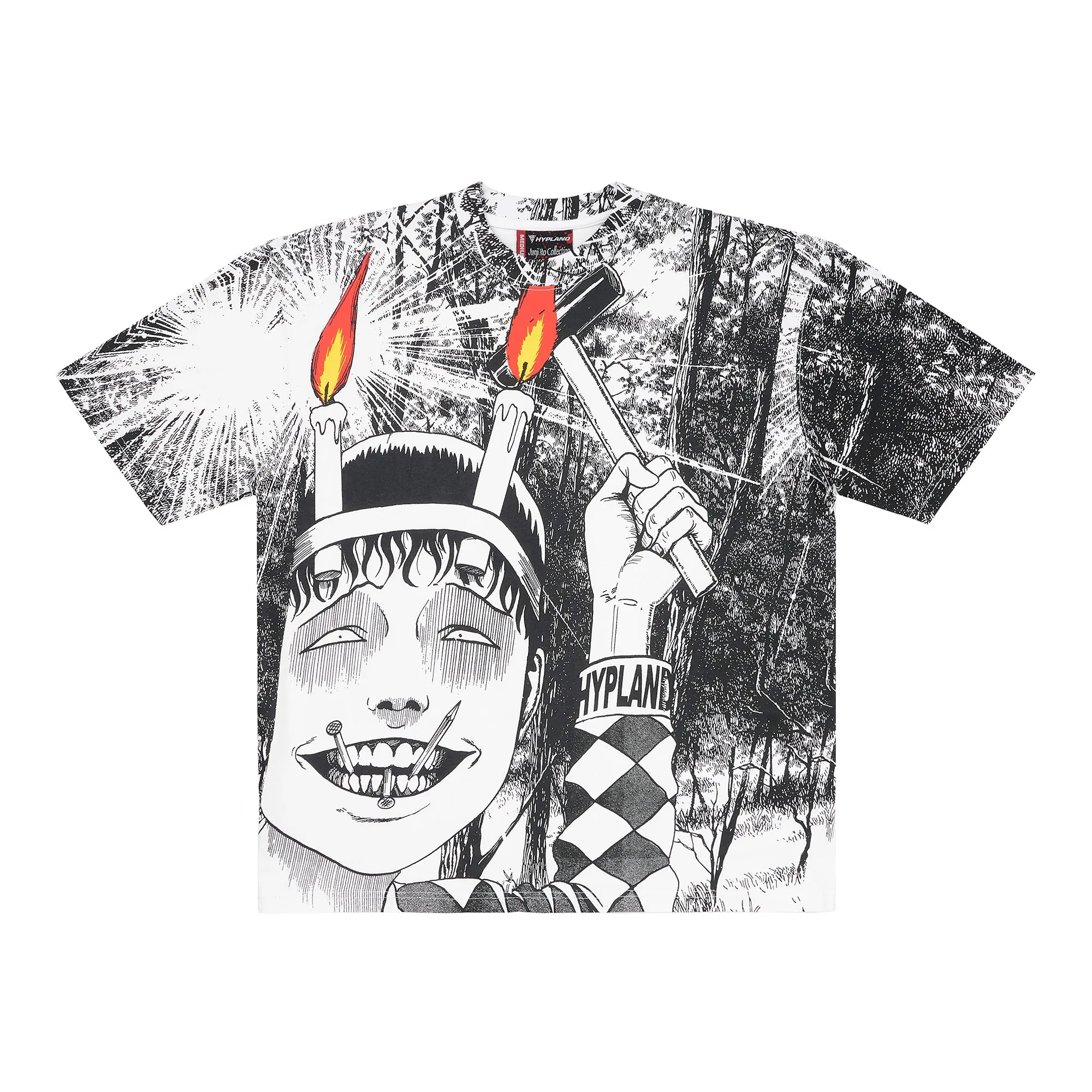JUNJI ITO SOUICHI AOP SHIRT (WHITE) sold by hypland