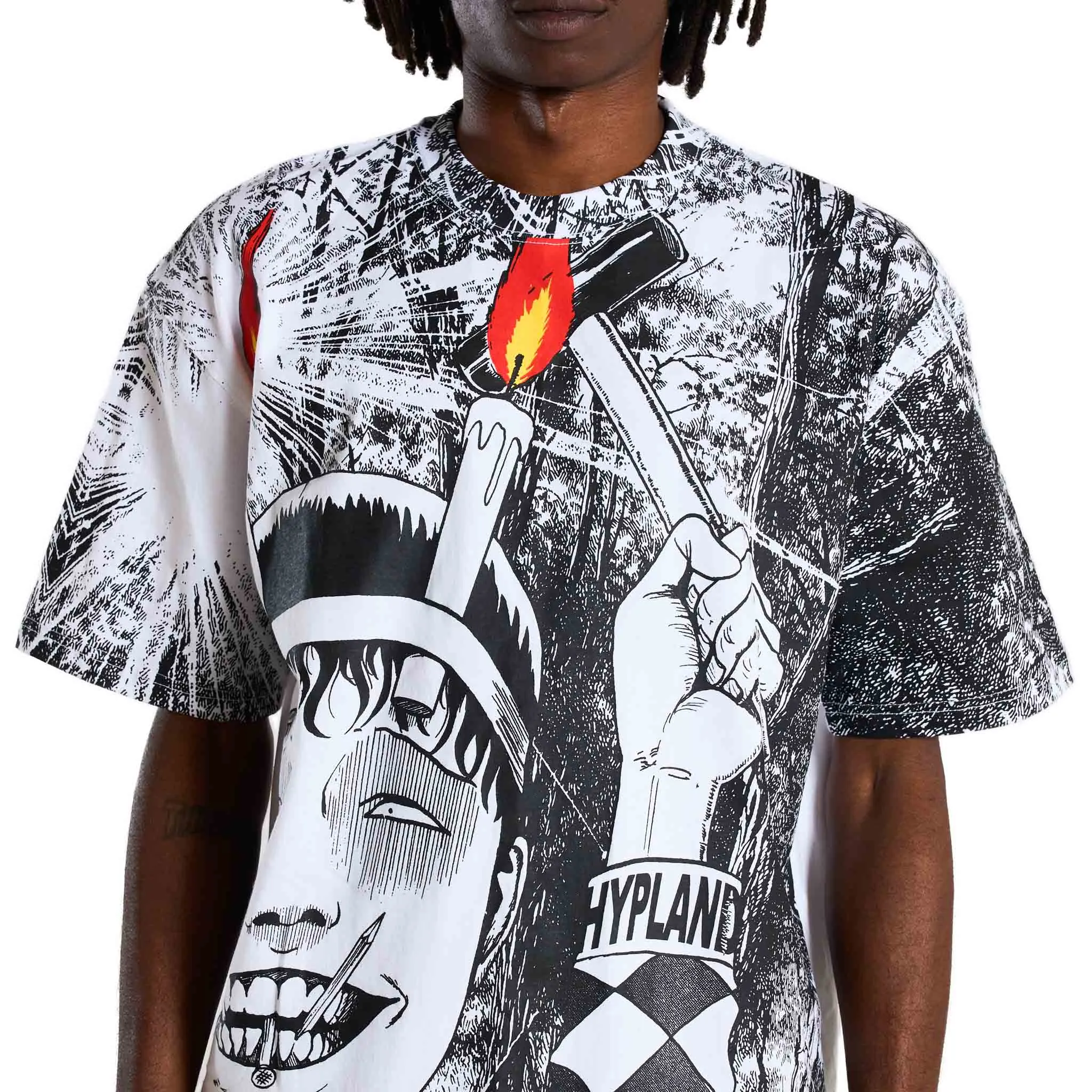 JUNJI ITO SOUICHI AOP SHIRT (WHITE) sold by hypland product image thumbnail 5