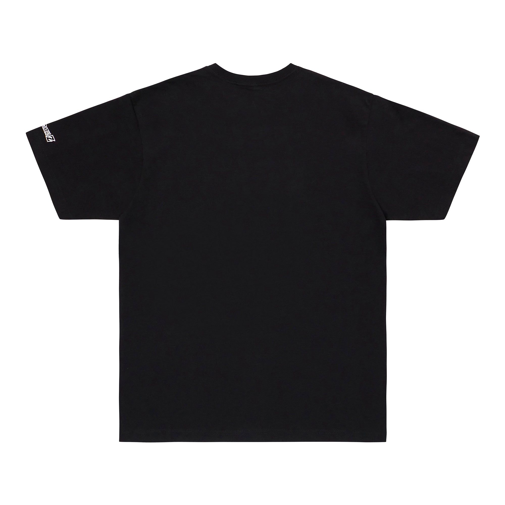 ✰over print✰【新品同様】✰patch shirts black Welcome Mask Overprint Knit T-Shirt - Black / White | Flatspot