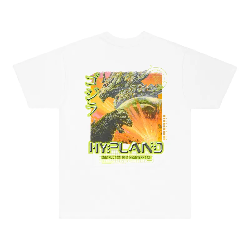 GODZILLA LAB TEE (WHITE) sold by hypland