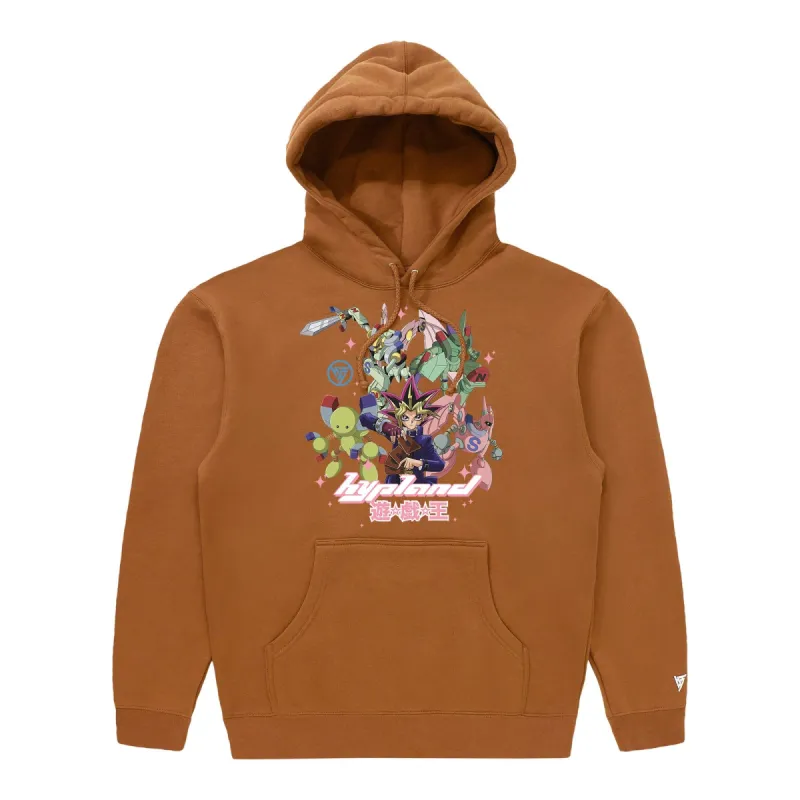 YUGIOH ROBOTS HOODIE (BROWN) sold by hypland