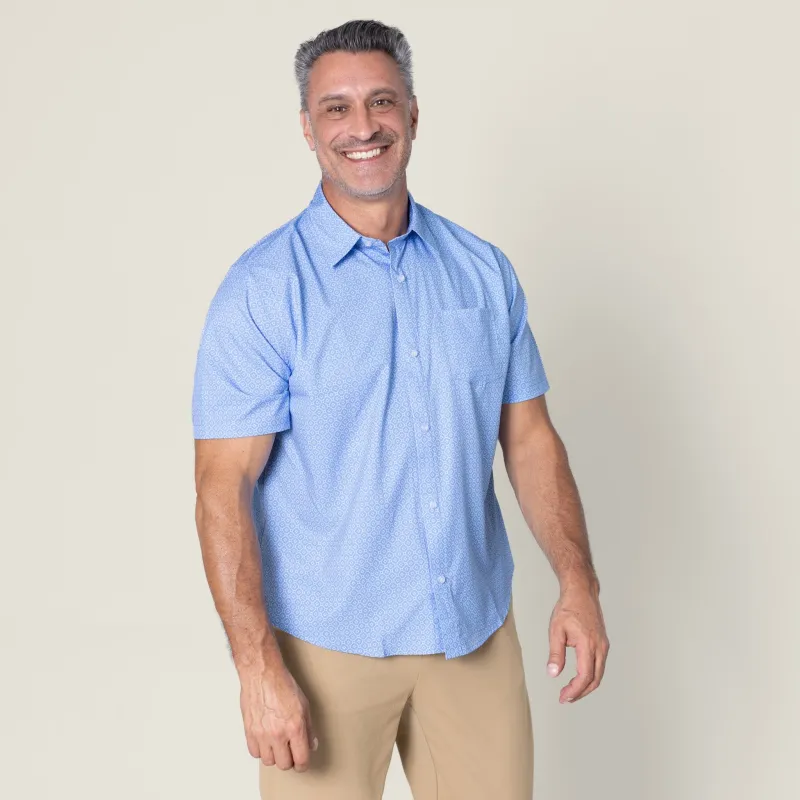 Short-Sleeve Everyday Magnetic-Button Shirt for Men sold by Joe & Bella