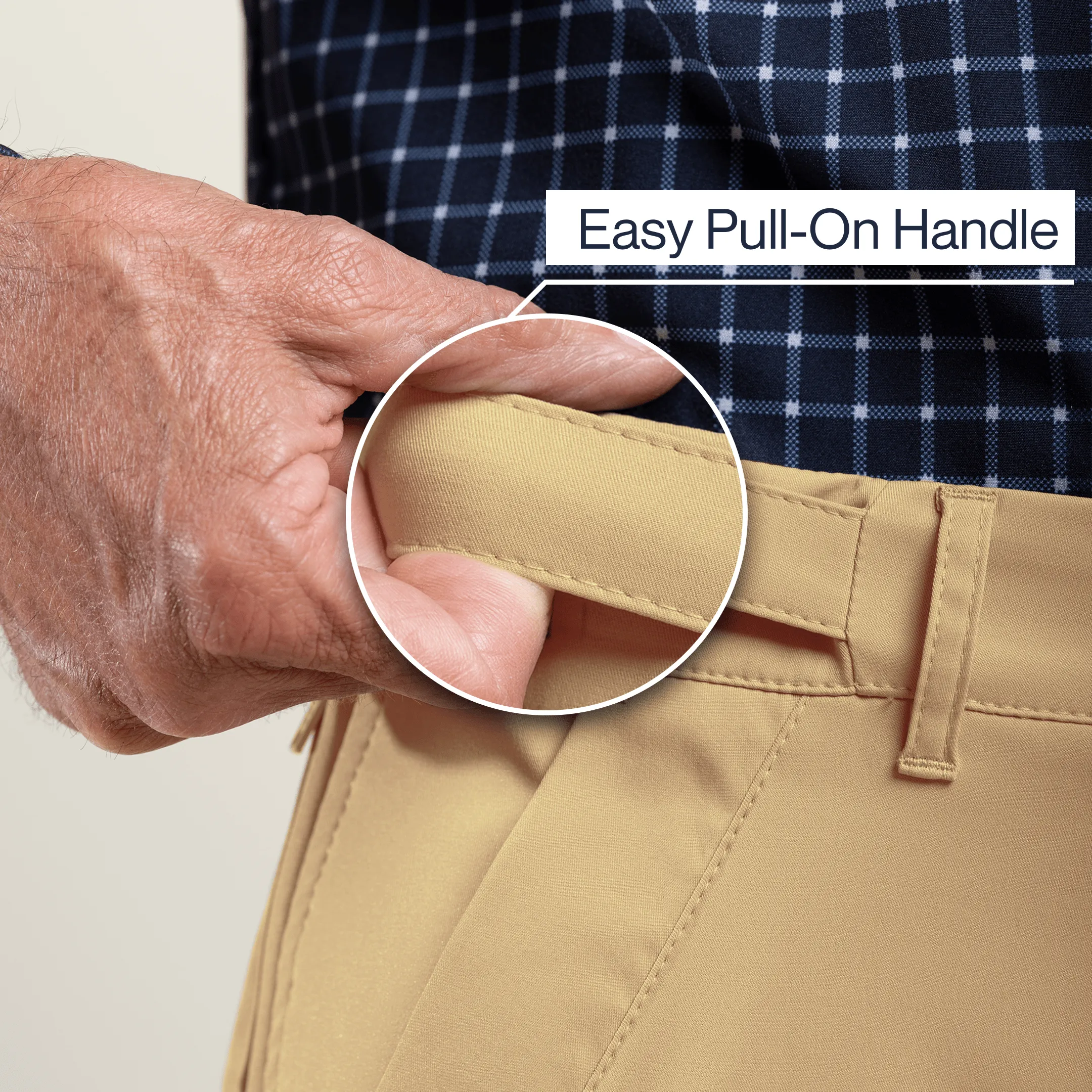 Signature Side-Zip Chinos for Men sold by Joe & Bella product image thumbnail 5