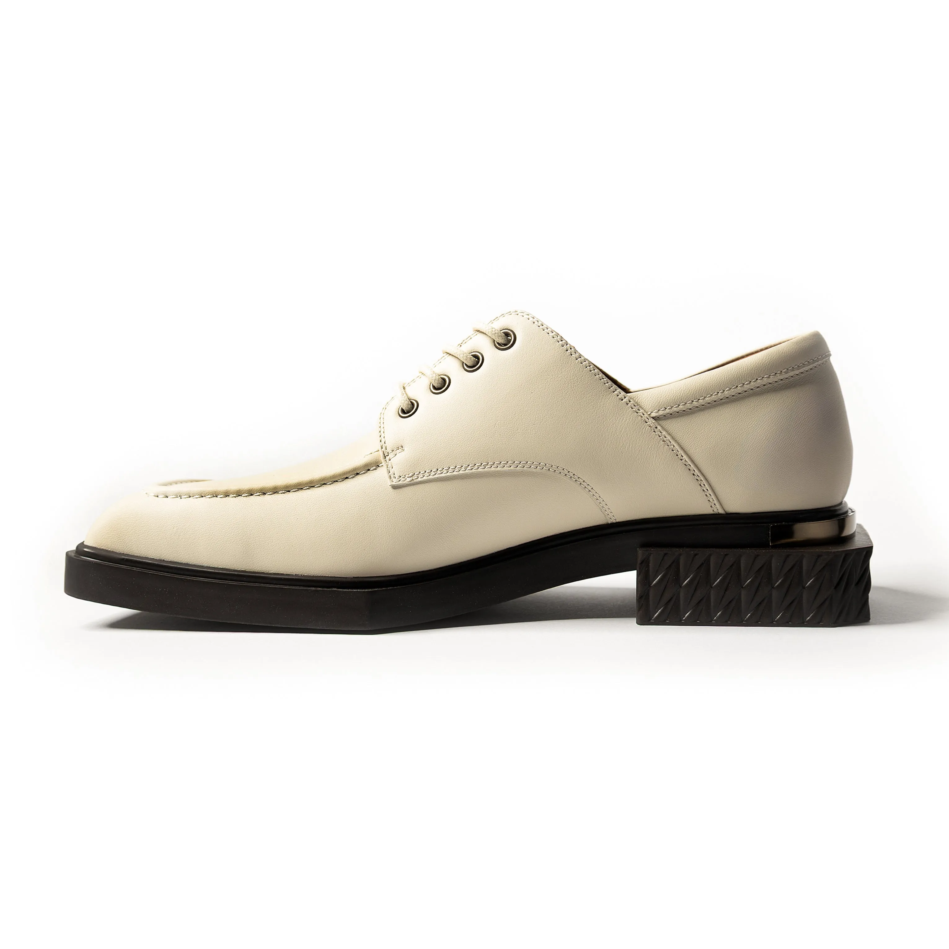ADIEU BEING Leather Shoes in LIMESTONE sold by TWOGAA product image thumbnail 4