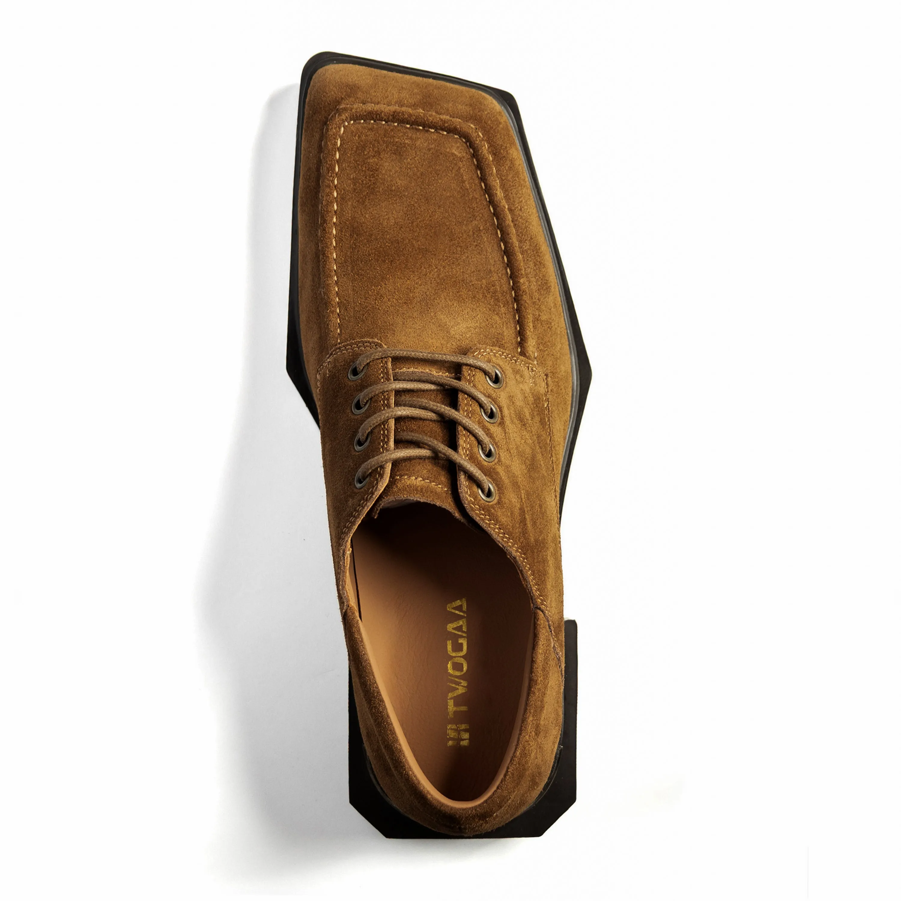 ADIEU BEING Suede Shoes in CLAY sold by TWOGAA product image thumbnail 3