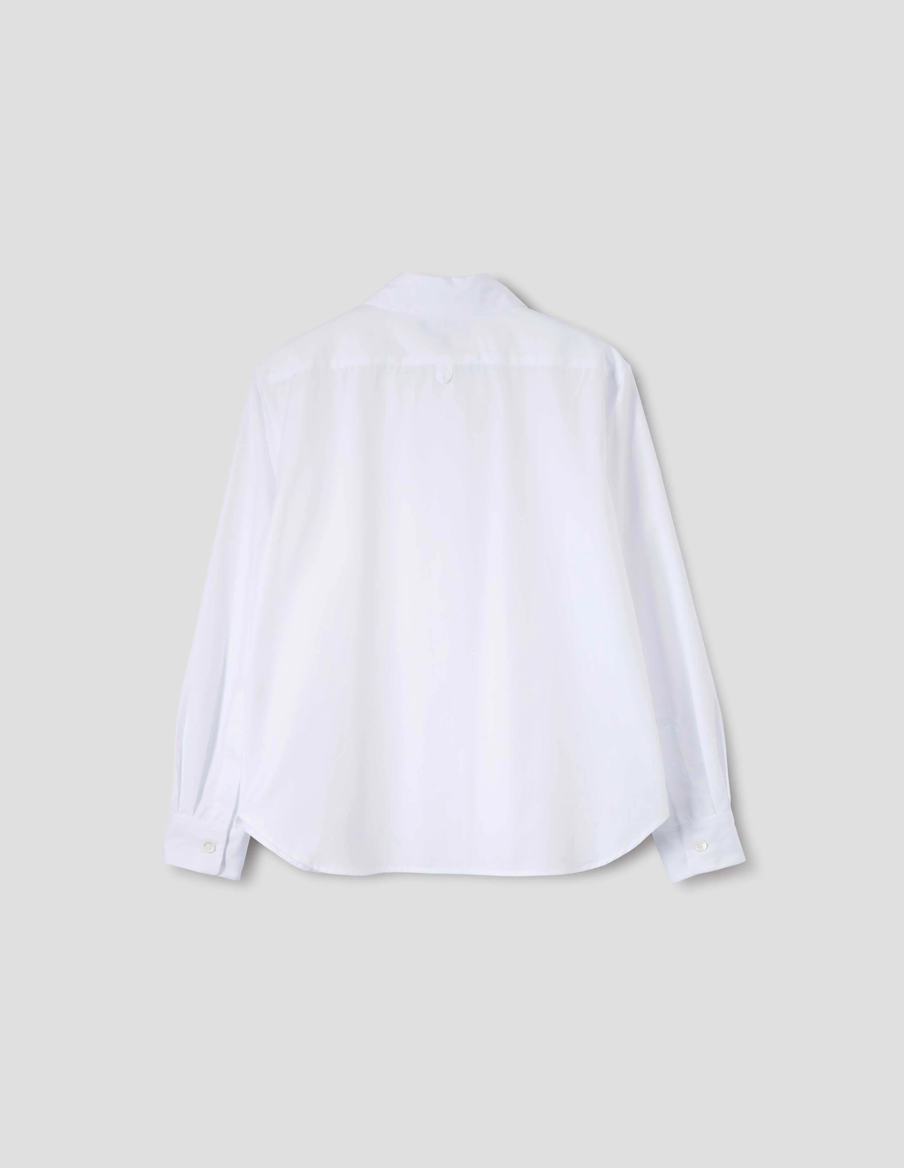 SIMPLE SHIRT | PLAIN POPLIN | WHITE sold by Margaret Howell product image thumbnail 5