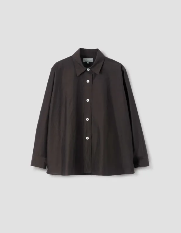 SWING SHIRT | LIGHT COTTON SILK


 | WARM BROWN sold by Margaret Howell