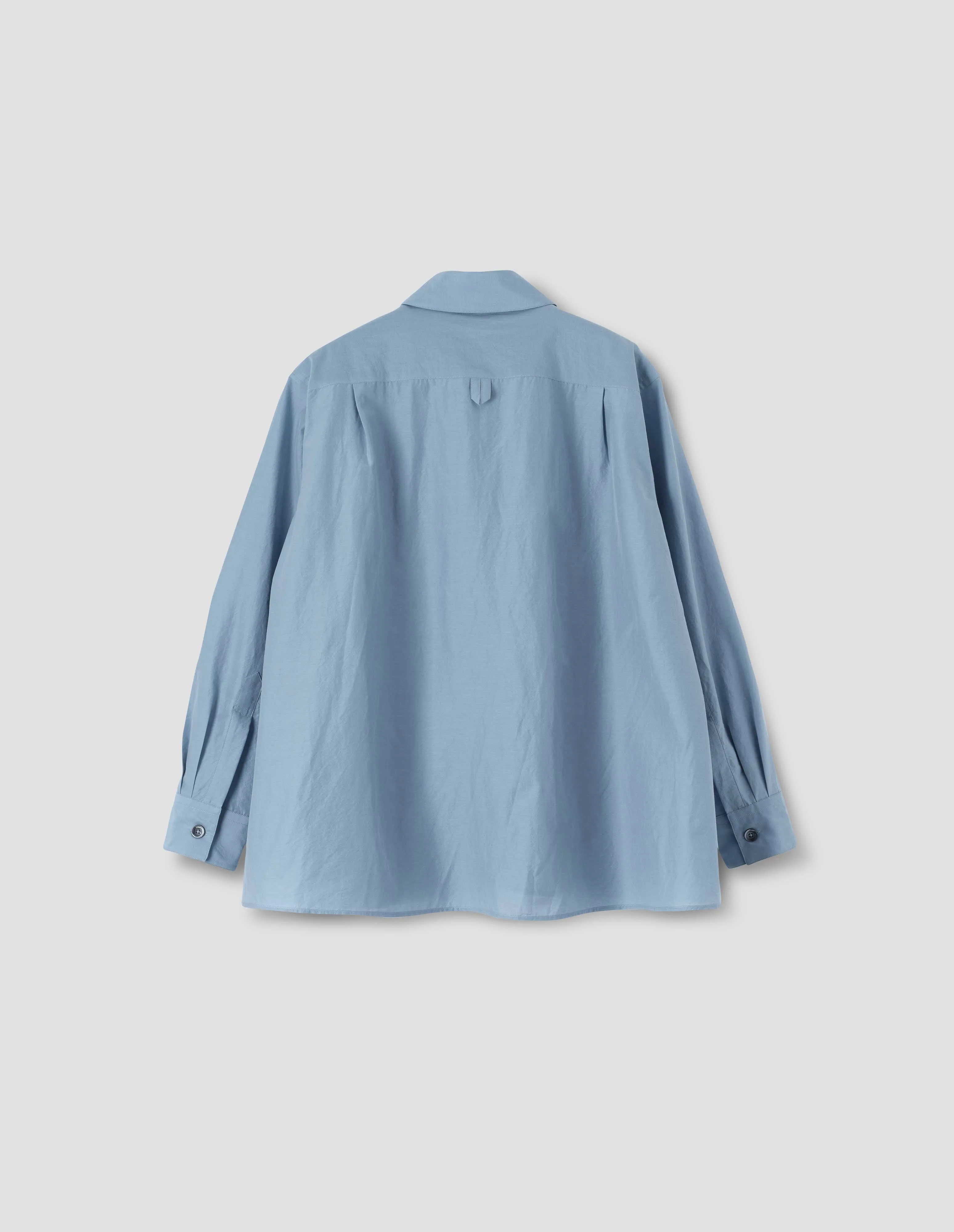 SWING SHIRT | LIGHT COTTON SILK
| DUSTY BLUE sold by Margaret Howell product image thumbnail 5