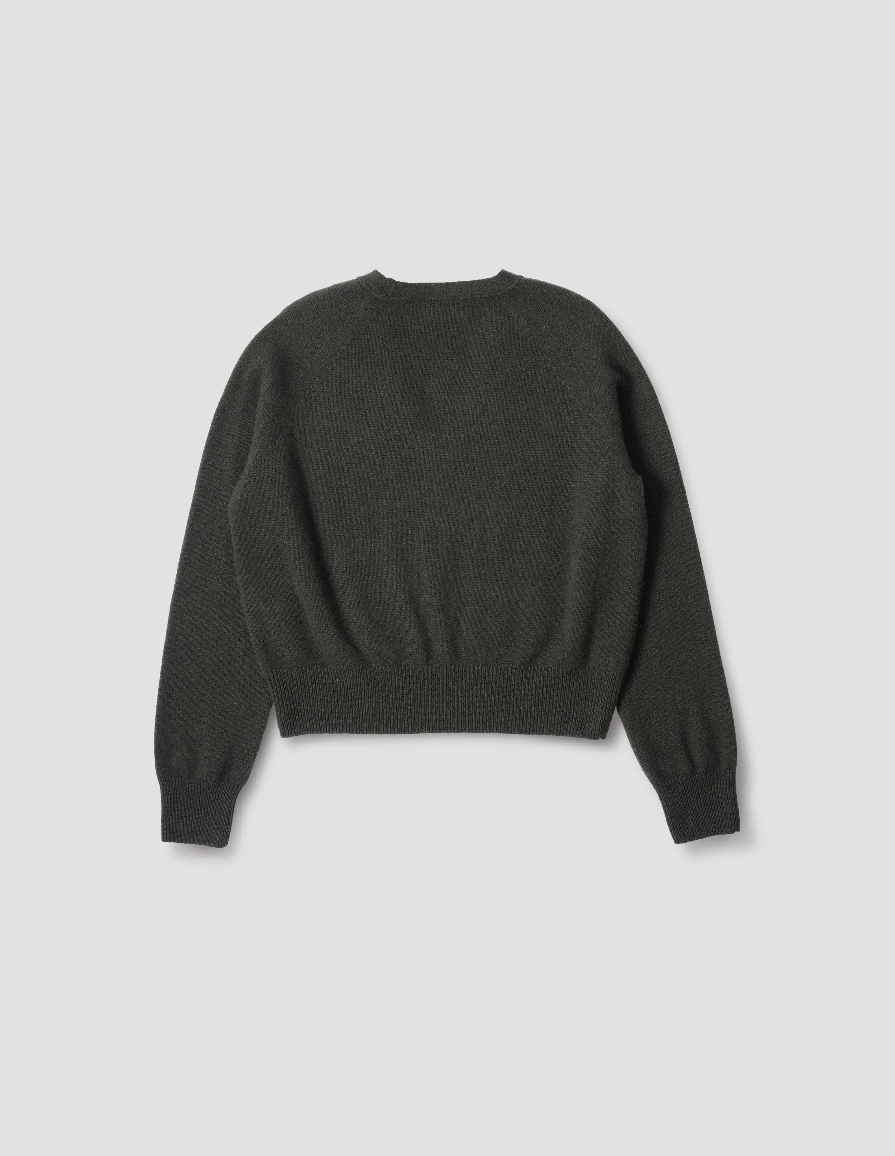 CROPPED V NECK | CASHMERE | ASSAM sold by Margaret Howell product image thumbnail 5