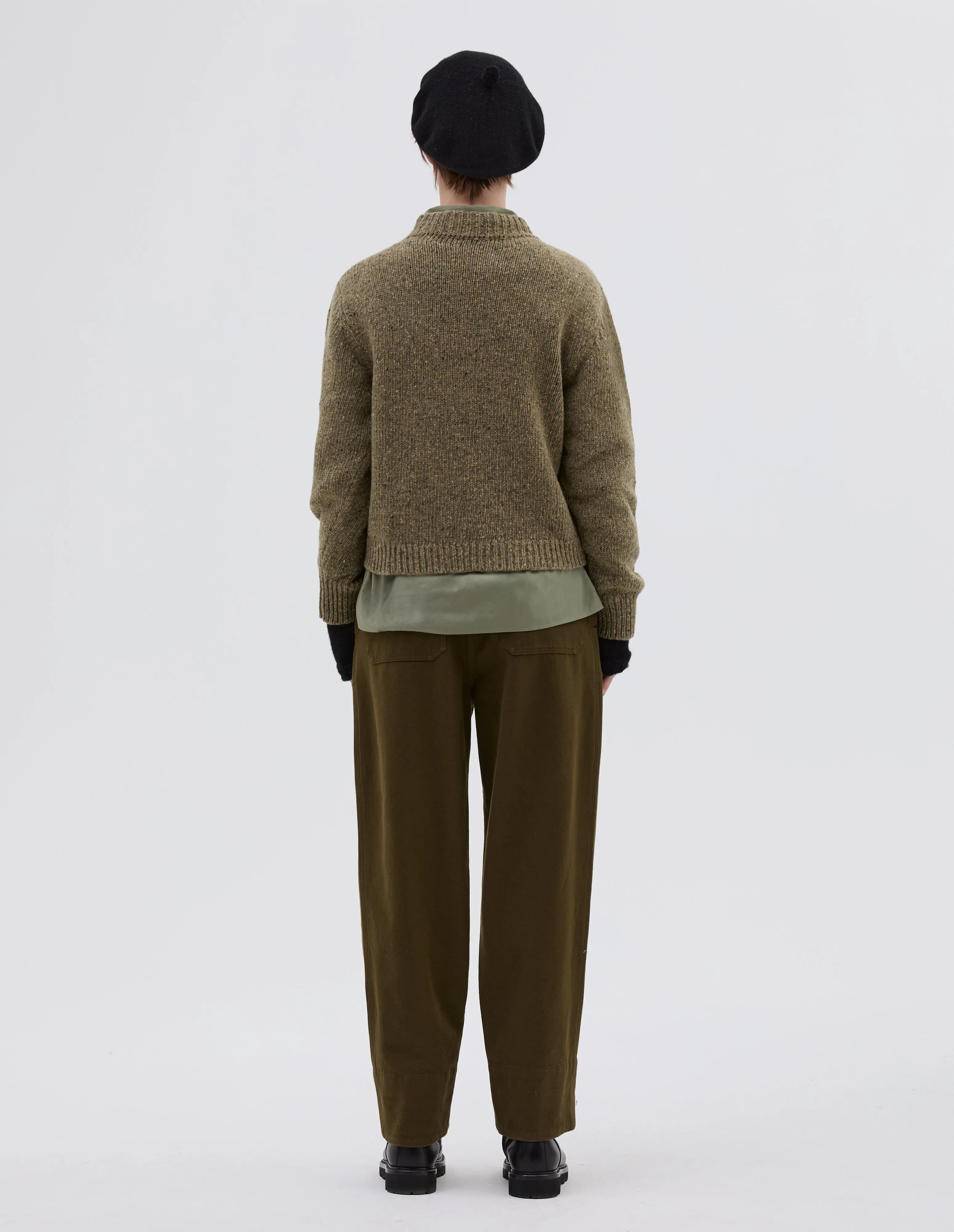 DONEGAL CREW NECK | DONEGAL MERINO | MARSH sold by Margaret Howell product image thumbnail 3