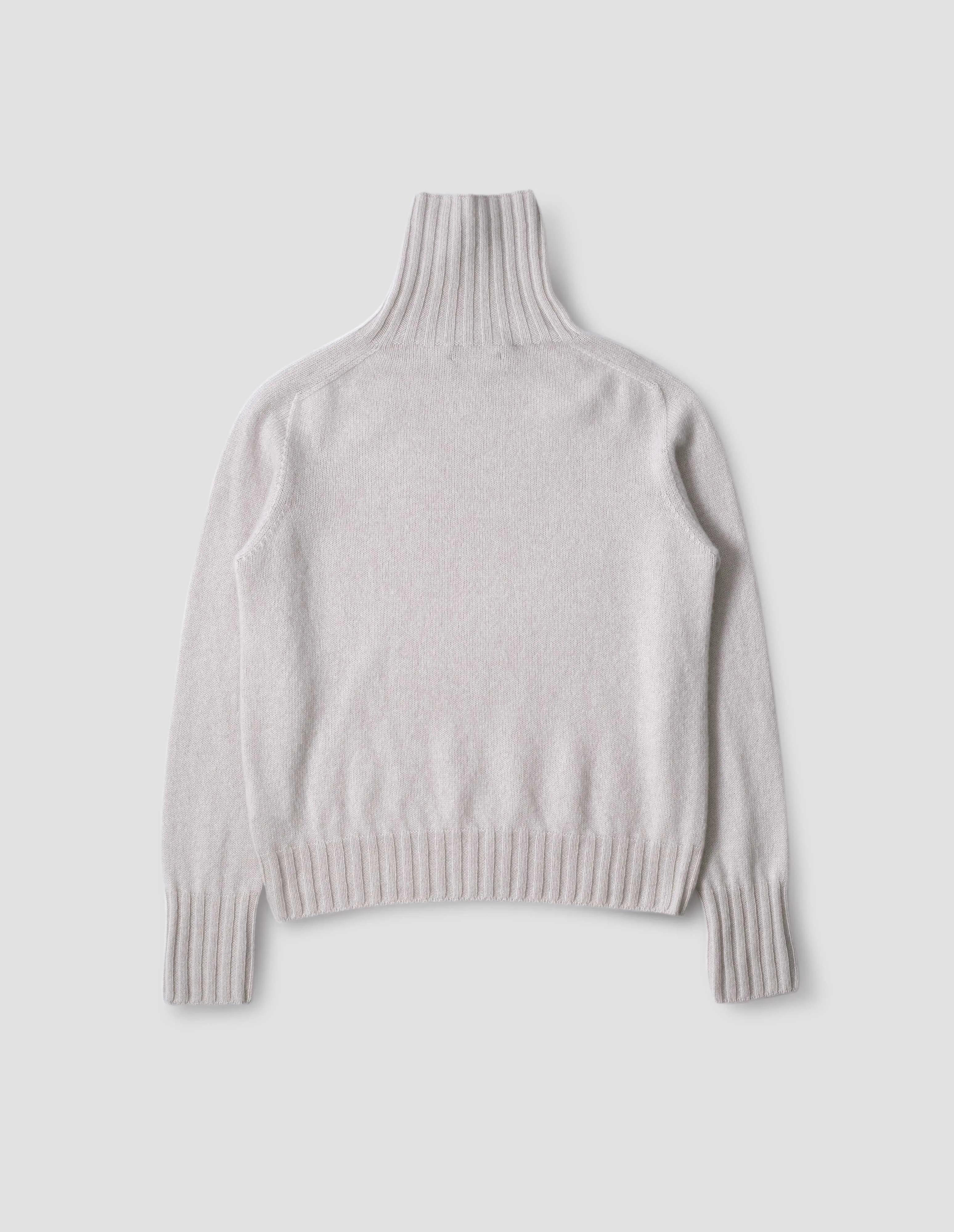 WIDE ROLL NECK | CASHMERE | MIST sold by Margaret Howell product image thumbnail 5