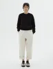 FLUTED COLLAR JUMPER | EXTRAFINE MERINO WOOL | BLACK sold by Margaret Howell