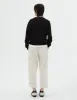 FLUTED COLLAR JUMPER | EXTRAFINE MERINO WOOL | BLACK sold by Margaret Howell