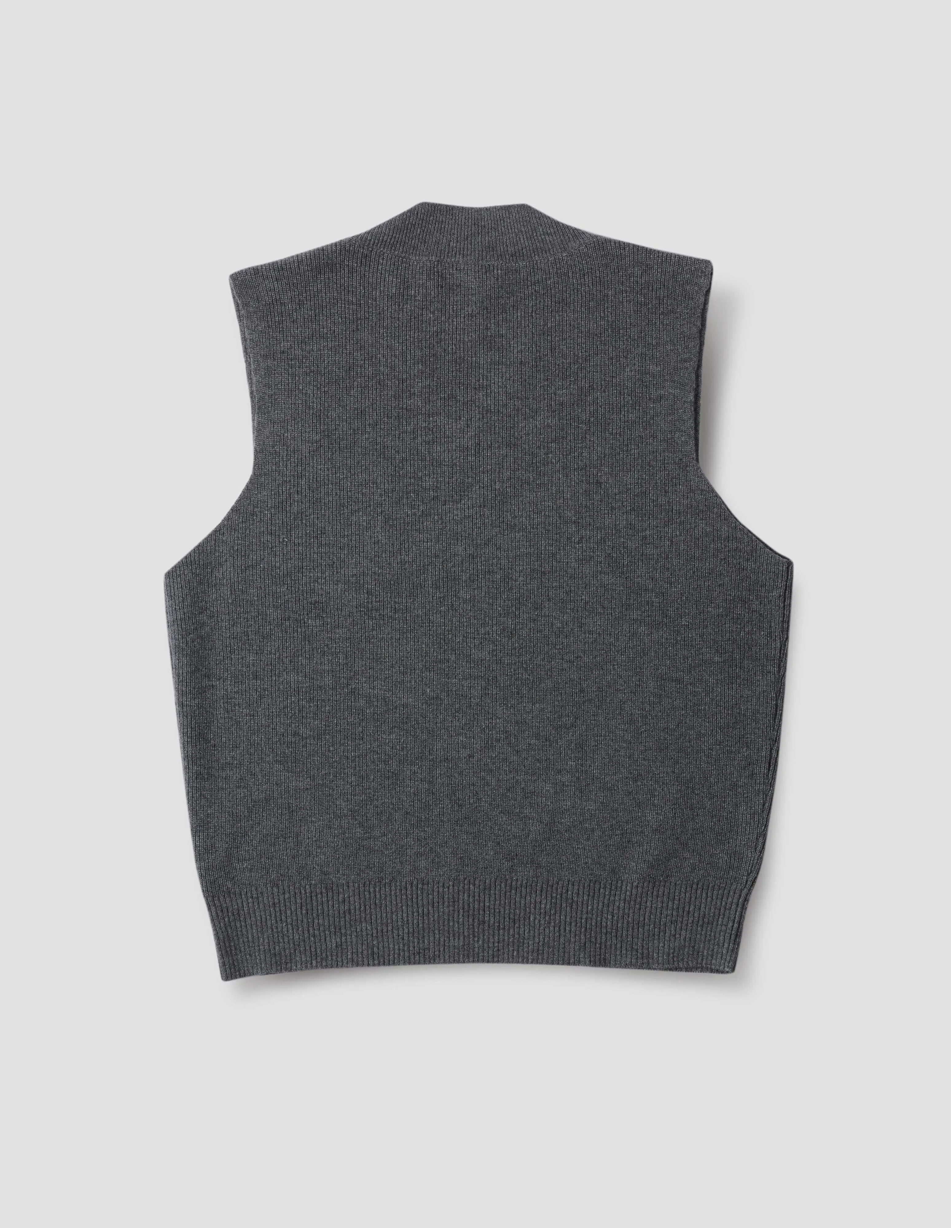 CROSS OVER V NECK SLIPOVER | WOOL SILK CASHMERE
| GREY FLANNEL sold by Margaret Howell product image thumbnail 5
