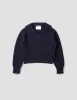 MHL. CHUNKY SAILOR COLLAR | BRITISH MERINO | DARK NAVY sold by Margaret Howell