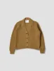 MHL. COLLARED CARDIGAN | VIRGIN WOOL | OCHRE sold by Margaret Howell