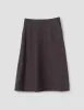 FULL SKIRT | COMPACT COTTON WOOL | TEAK sold by Margaret Howell