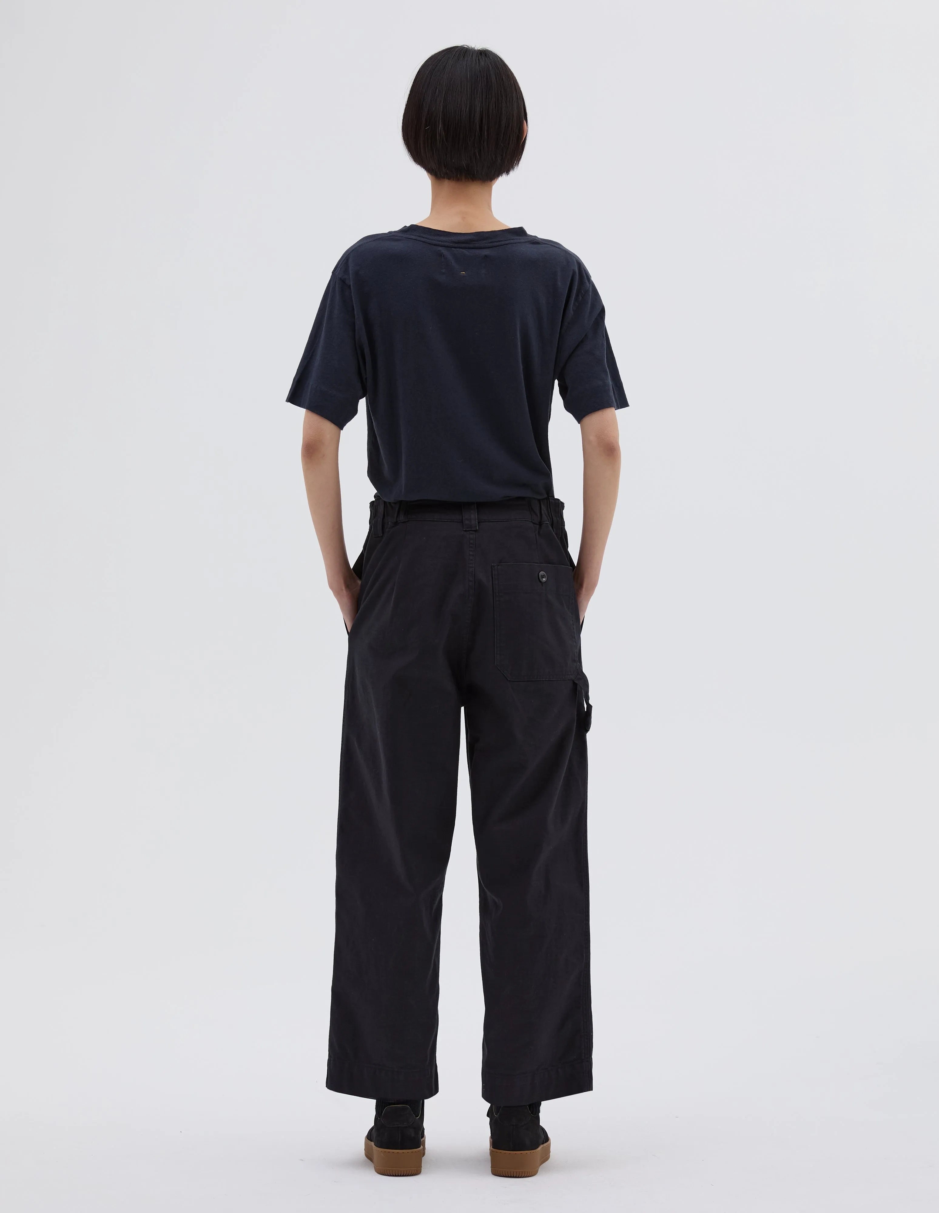 MHL. CARPENTERS TROUSER | INDIGO TWILL | INDIGO sold by Margaret Howell product image thumbnail 3