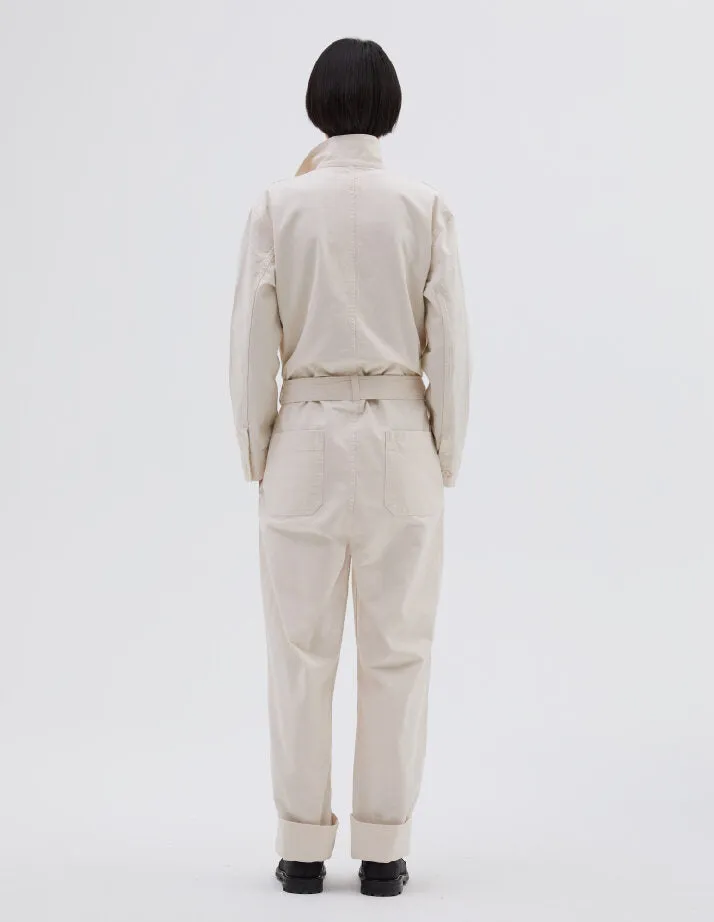 MHL. OVERALLS | WORKWEAR COTTON TWILL | OFF WHITE sold by Margaret Howell product image thumbnail 2