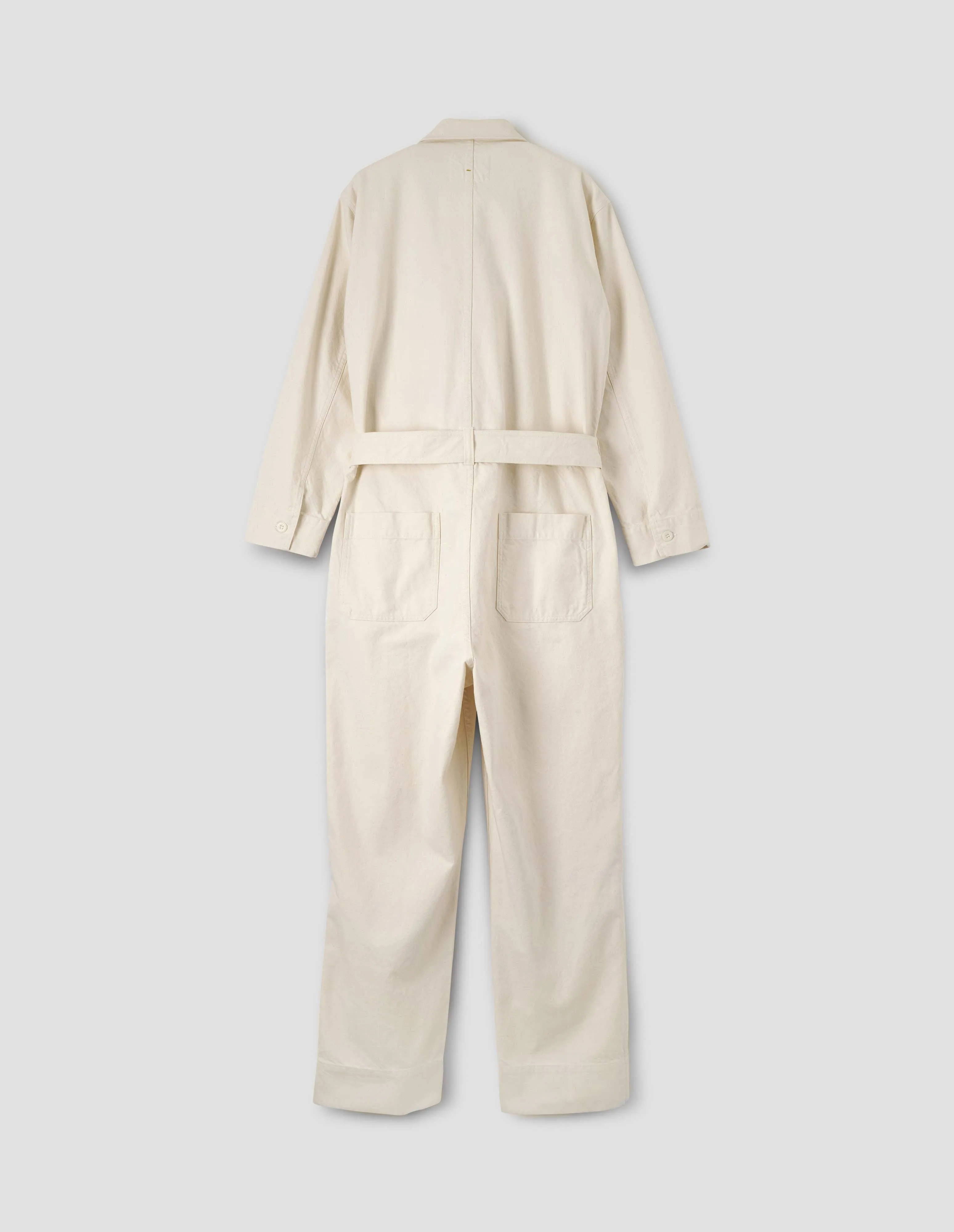 MHL. OVERALLS | WORKWEAR COTTON TWILL | OFF WHITE sold by Margaret Howell product image thumbnail 4