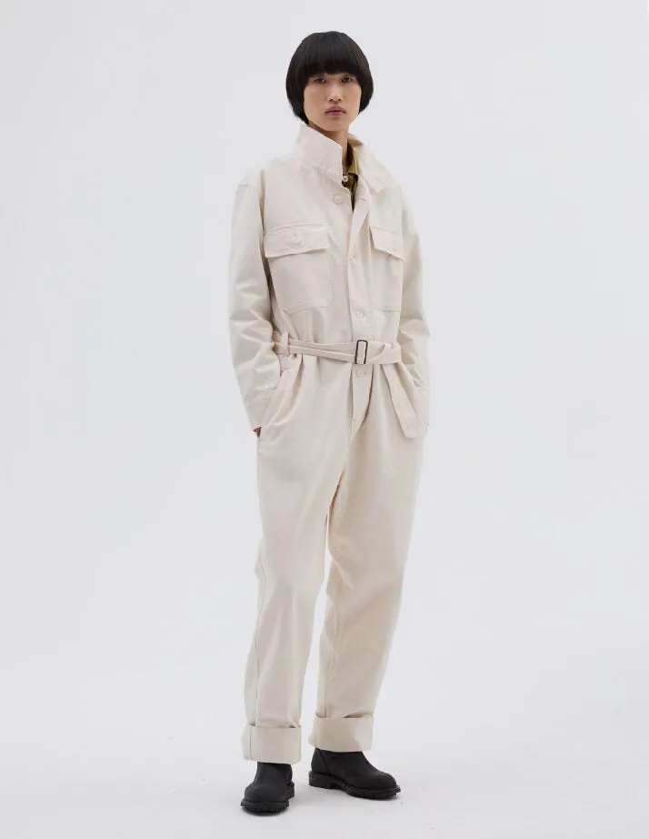 MHL. OVERALLS | WORKWEAR COTTON TWILL | OFF WHITE sold by Margaret Howell