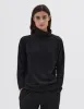 MIZUNO THERMAL FUNNEL NECK | BREATH THERMO WOOL JERSEY | BLACK sold by Margaret Howell