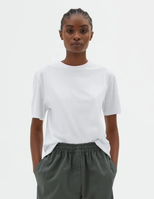 BOYS T SHIRT | FINE COTTON JERSEY
| WHITE sold by Margaret Howell