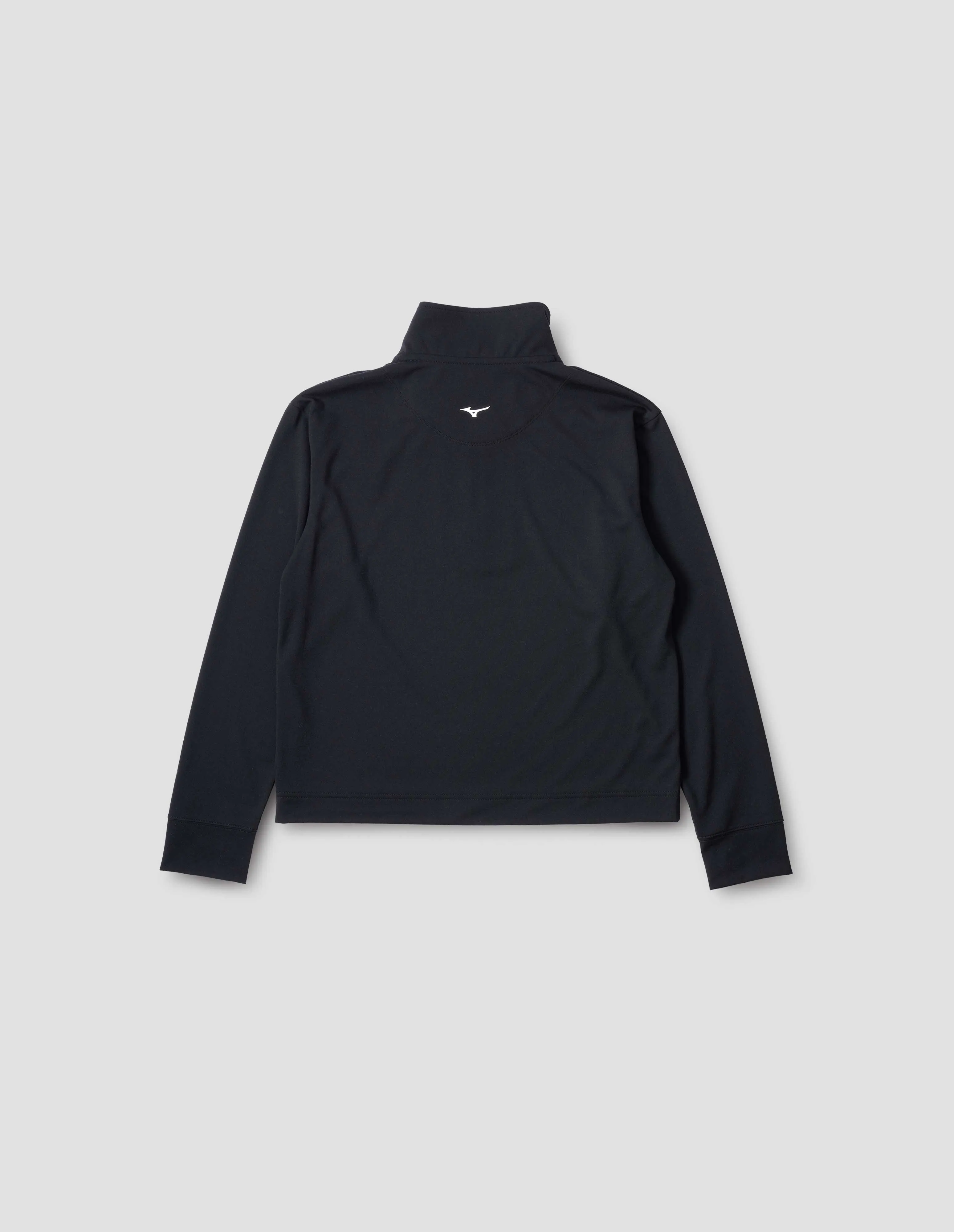 MIZUNO HALF ZIP SWEATSHIRT | RECYCLED POLYESTER JERSEY | BLACK sold by Margaret Howell product image thumbnail 5