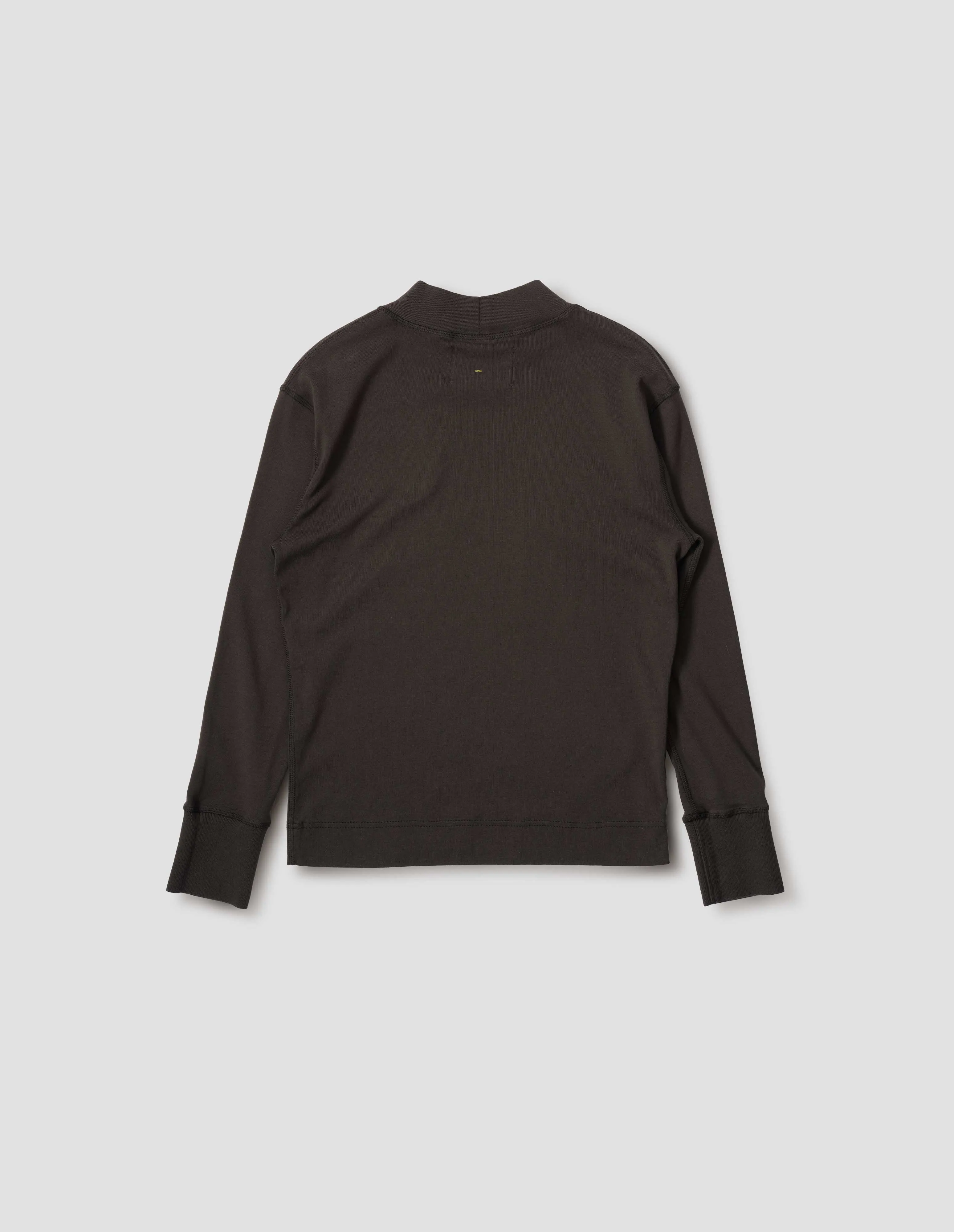 MHL. HIGH NECK THERMAL | COTTON THERMAL JERSEY | EBONY sold by Margaret Howell product image thumbnail 5