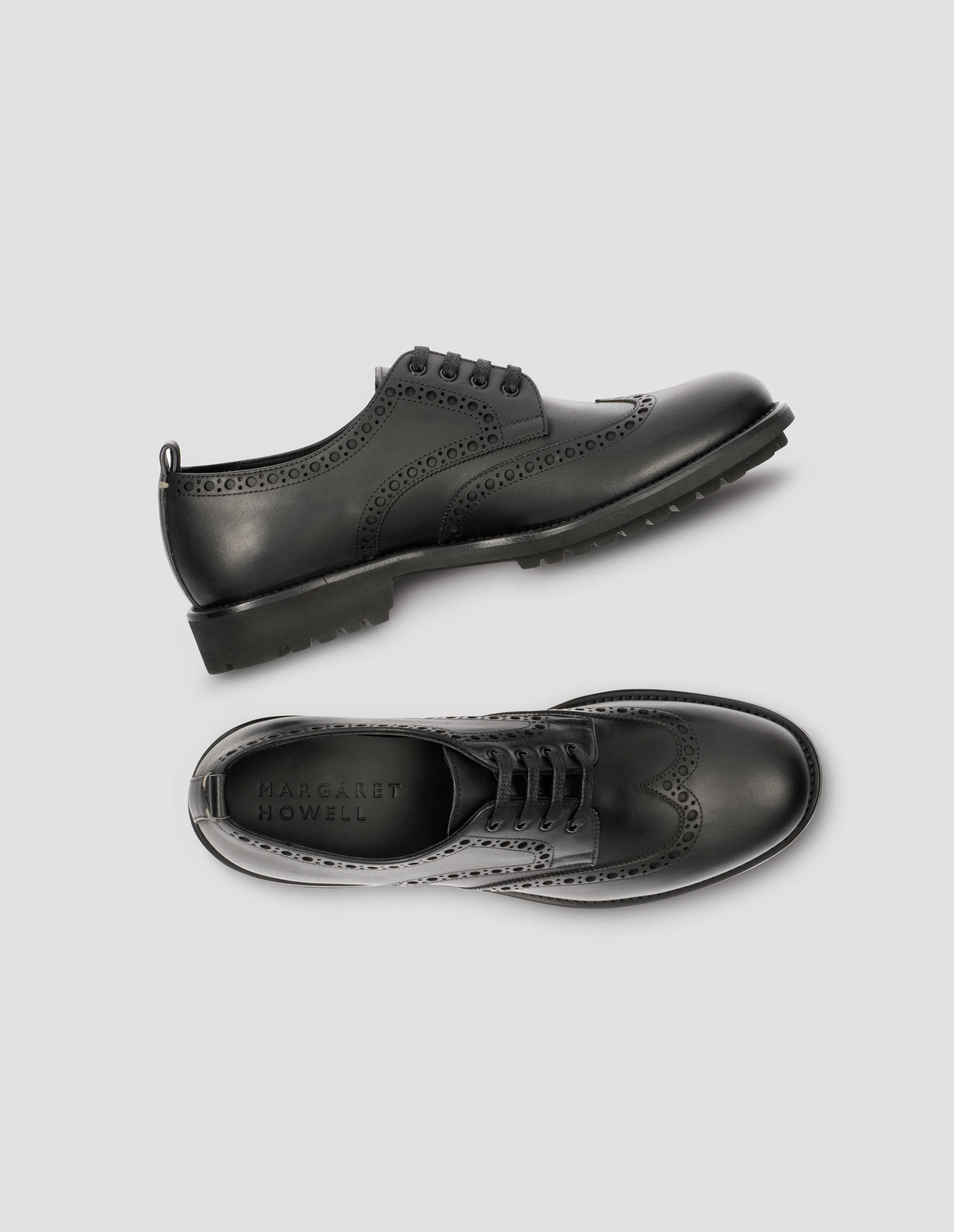BROGUES | LEATHER | BLACK sold by Margaret Howell product image thumbnail 3