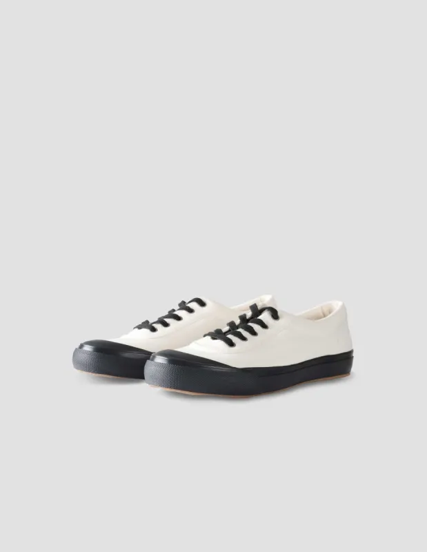MHL. MOONSTAR CANVAS TRAINER | COTTON CANVAS | ECRU sold by Margaret Howell