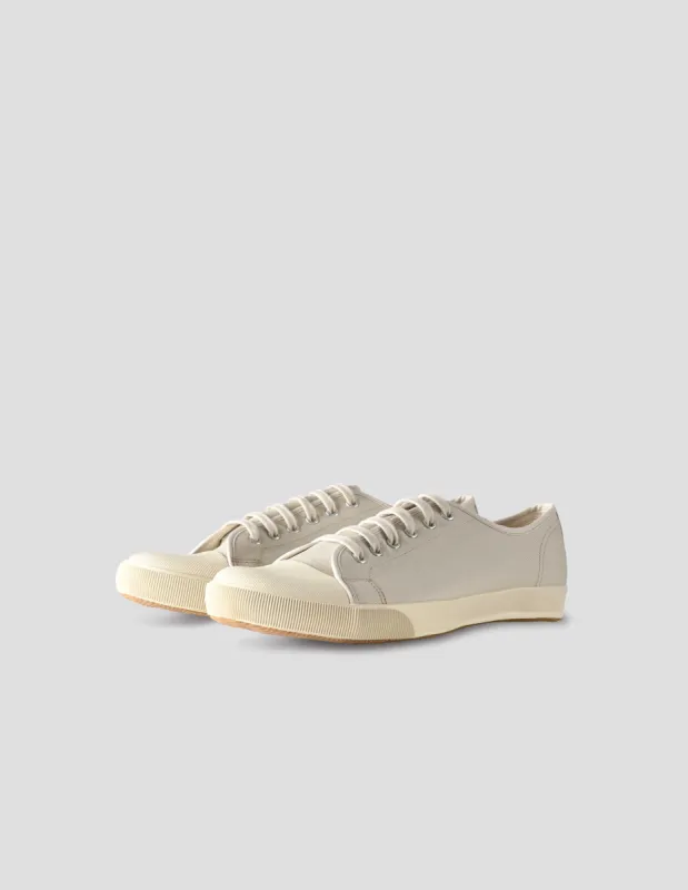 MHL. MOONSTAR PLIMSOLL | CANVAS | ECRU sold by Margaret Howell