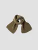 MHL. HEAVY RIB SCARF | BRITISH WOOL | OLIVE sold by Margaret Howell