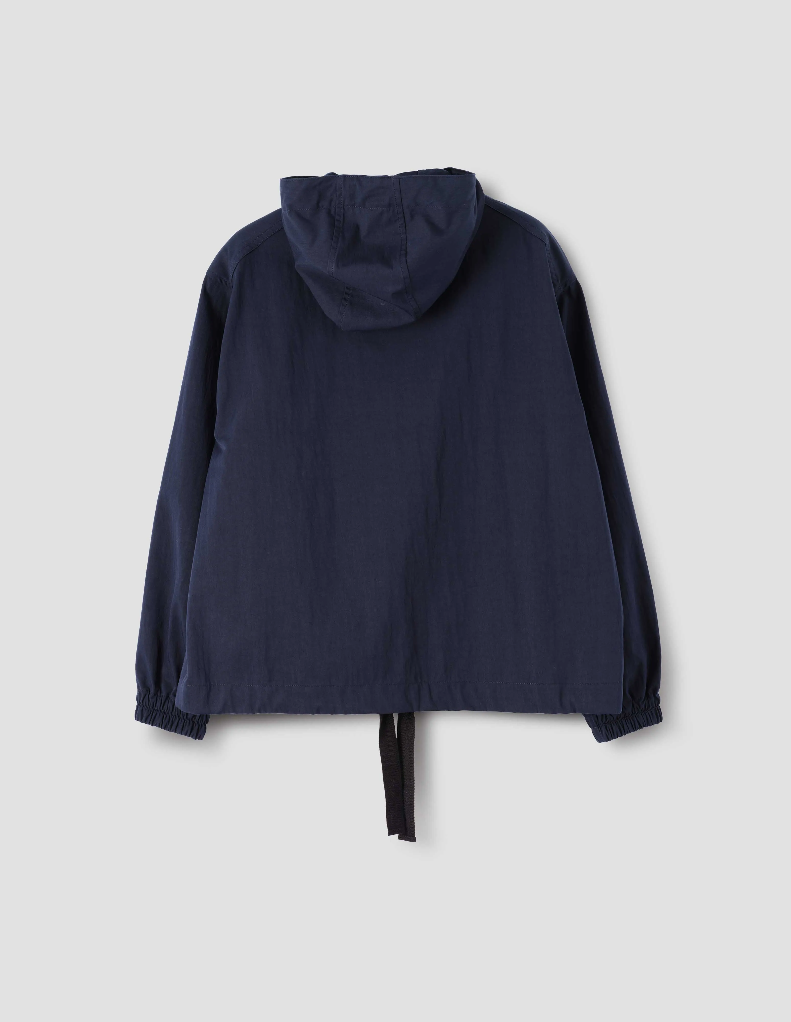 MHL. HOODED WINDCHEATER | PROOFED COTTON NYLON | NAVY sold by Margaret Howell product image thumbnail 5