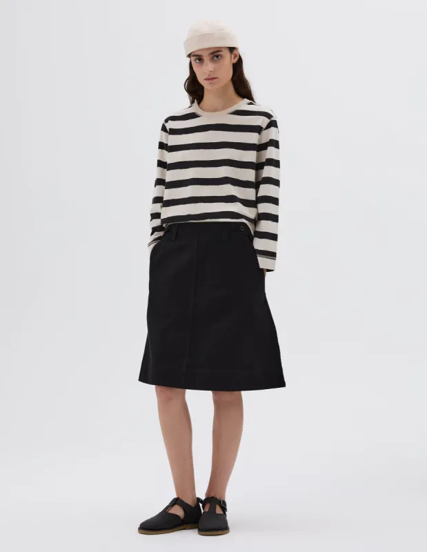 Margaret Howell|SKIRTS (MHL CINCH WAIST SKIRT - INDIGO Cinch Waist Skirt — Indigo | Parallel