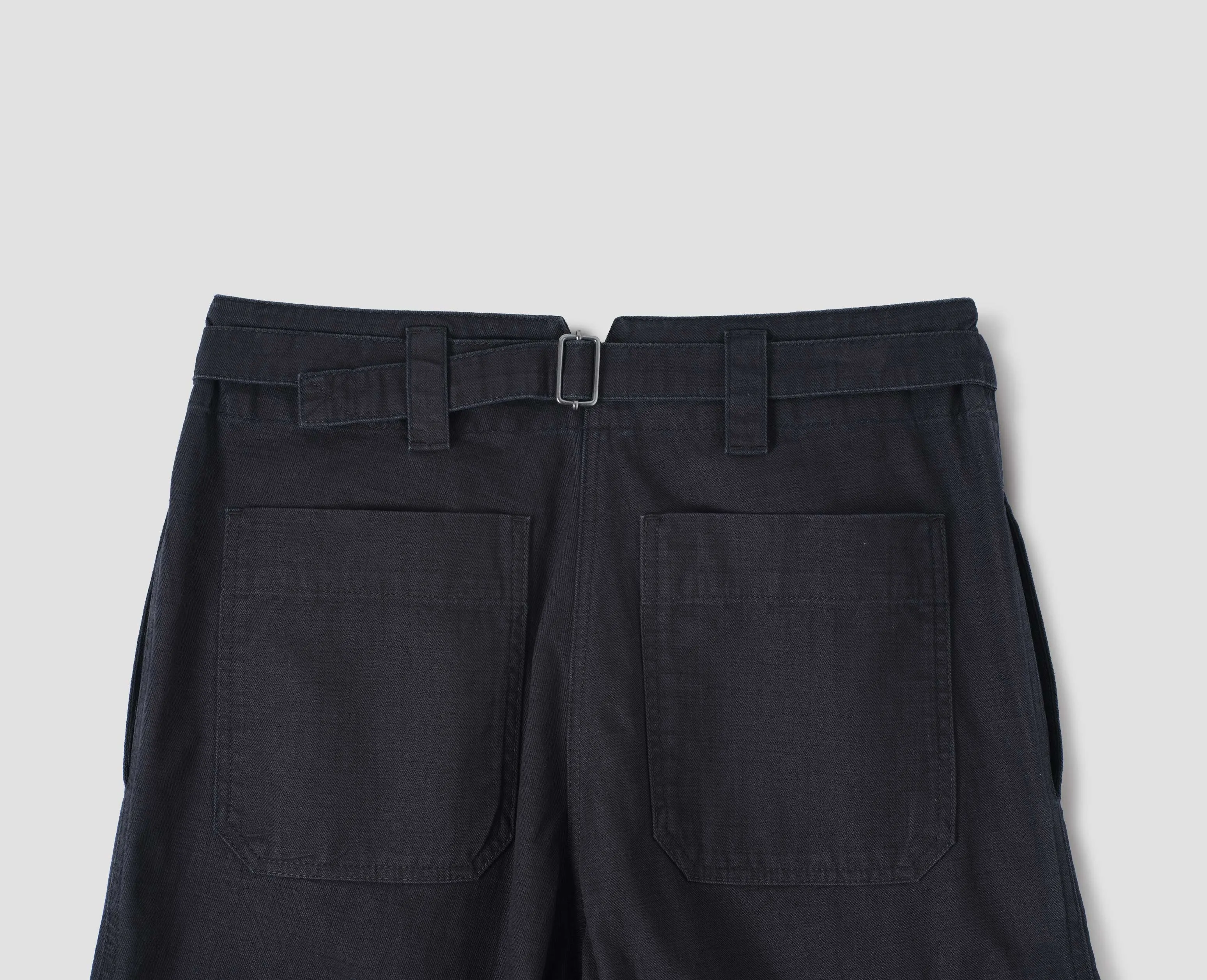 MHL. NAVAL TROUSERS | INDIGO TWILL | INDIGO sold by Margaret Howell product image thumbnail 4