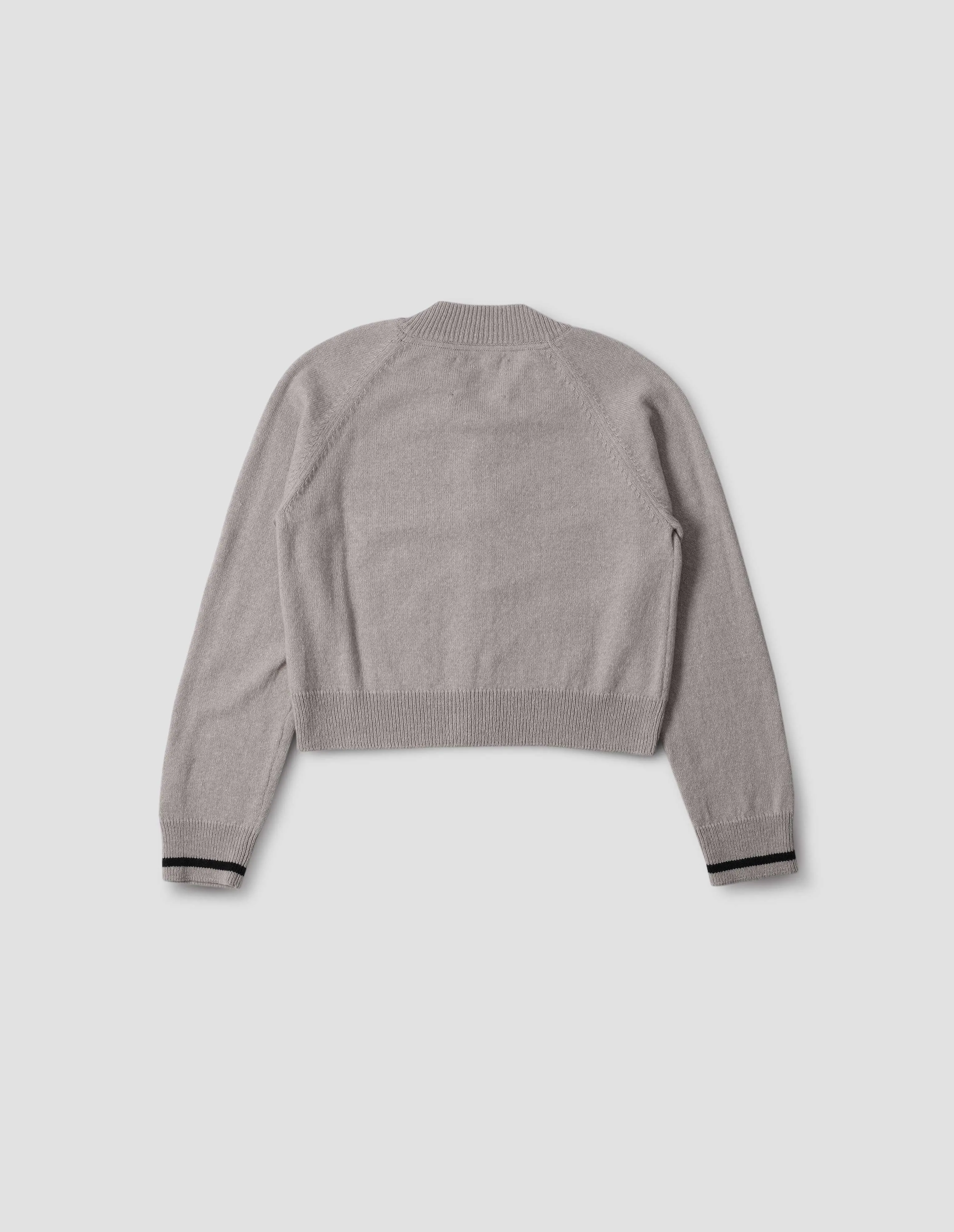 MHL. CROPPED CARDIGAN | WOOL COTTON | STRING sold by Margaret Howell product image thumbnail 5