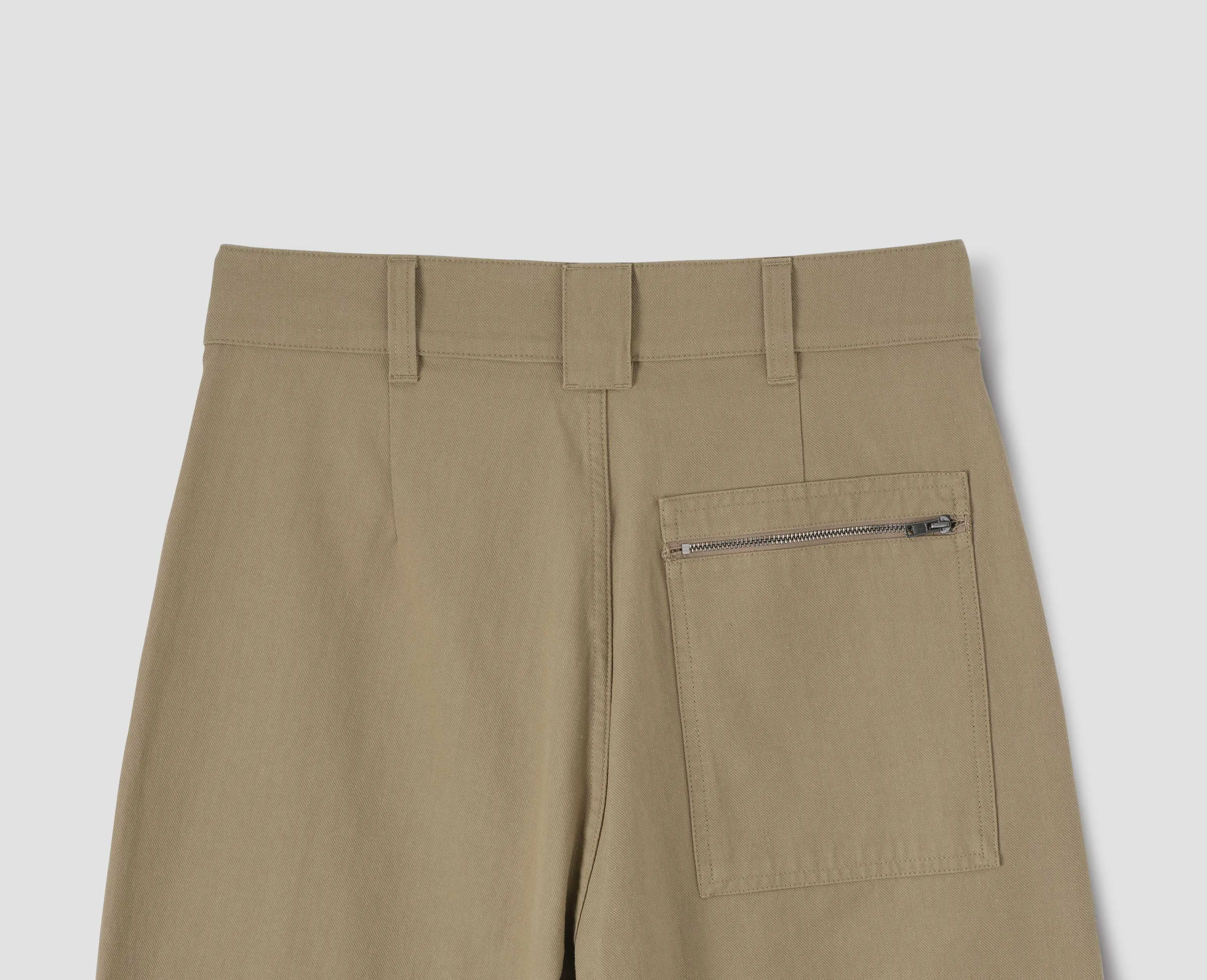 MHL. UTILITY TROUSERS | IRREGULAR COTTON DRILL | OAT sold by Margaret Howell product image thumbnail 4