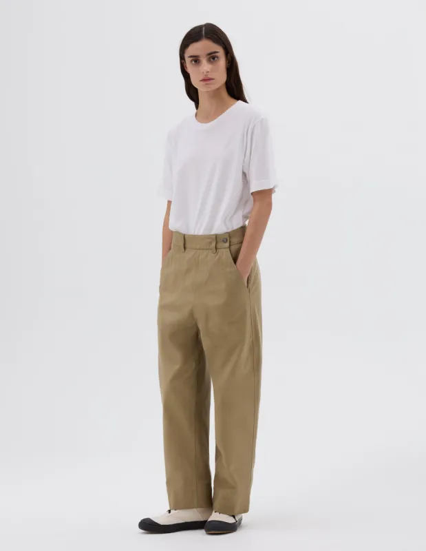 MHL. UTILITY TROUSERS | IRREGULAR COTTON DRILL | OAT sold by Margaret Howell