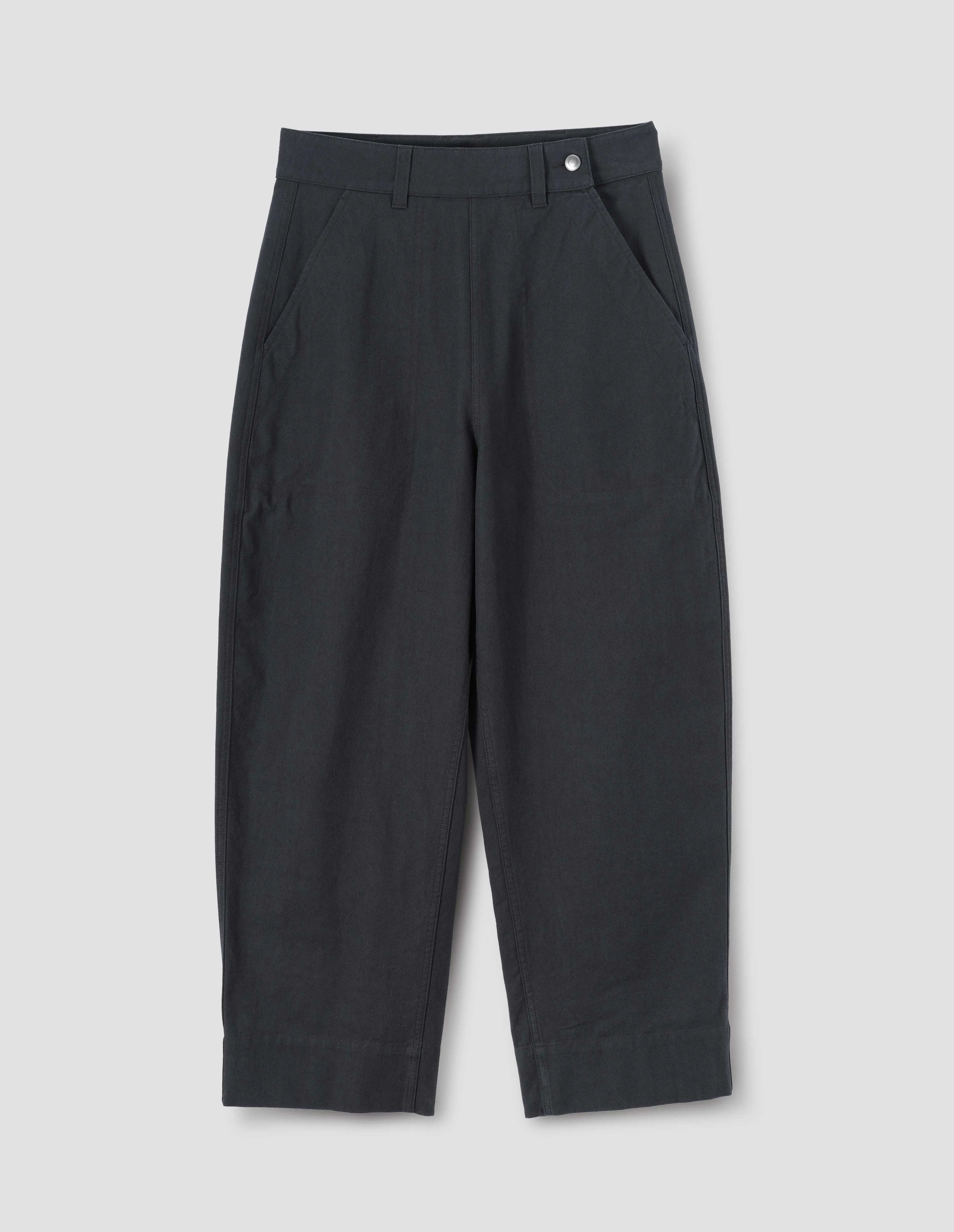 MHL. UTILITY TROUSERS | IRREGULAR COTTON DRILL | NAVY sold by Margaret Howell product image thumbnail 3