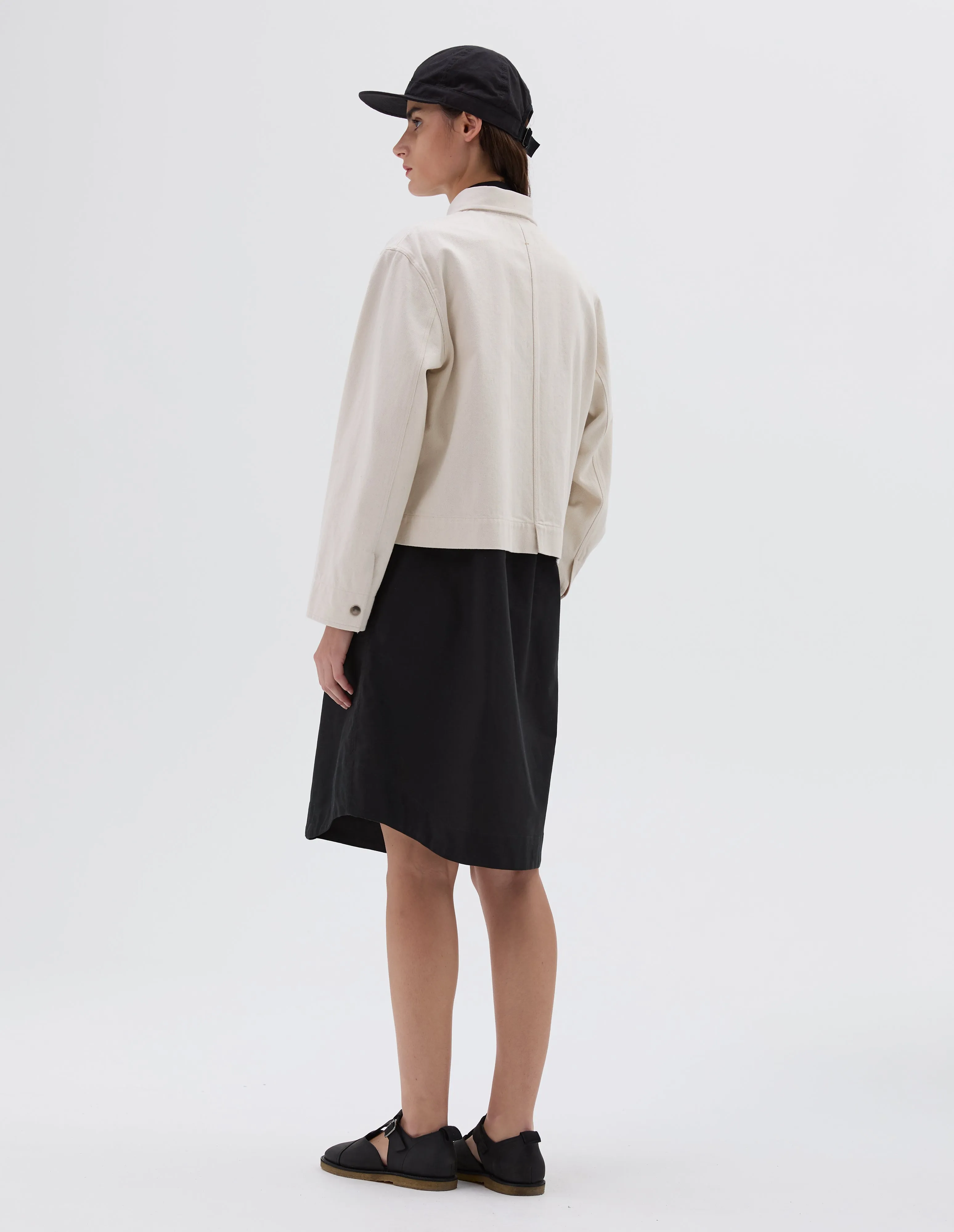 MHL. MECHANIC JACKET | NATURAL COTTON DENIM | NATURAL sold by Margaret Howell product image thumbnail 3