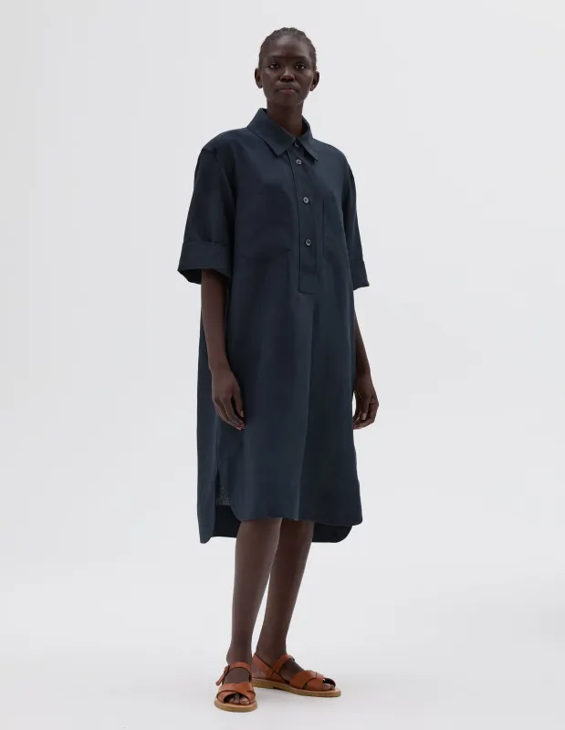 Margaret Howell｜DRESSES (MHL PATCH POCKET DAY DRESS - O MHL-Patch-Pocket-Day-Dress-