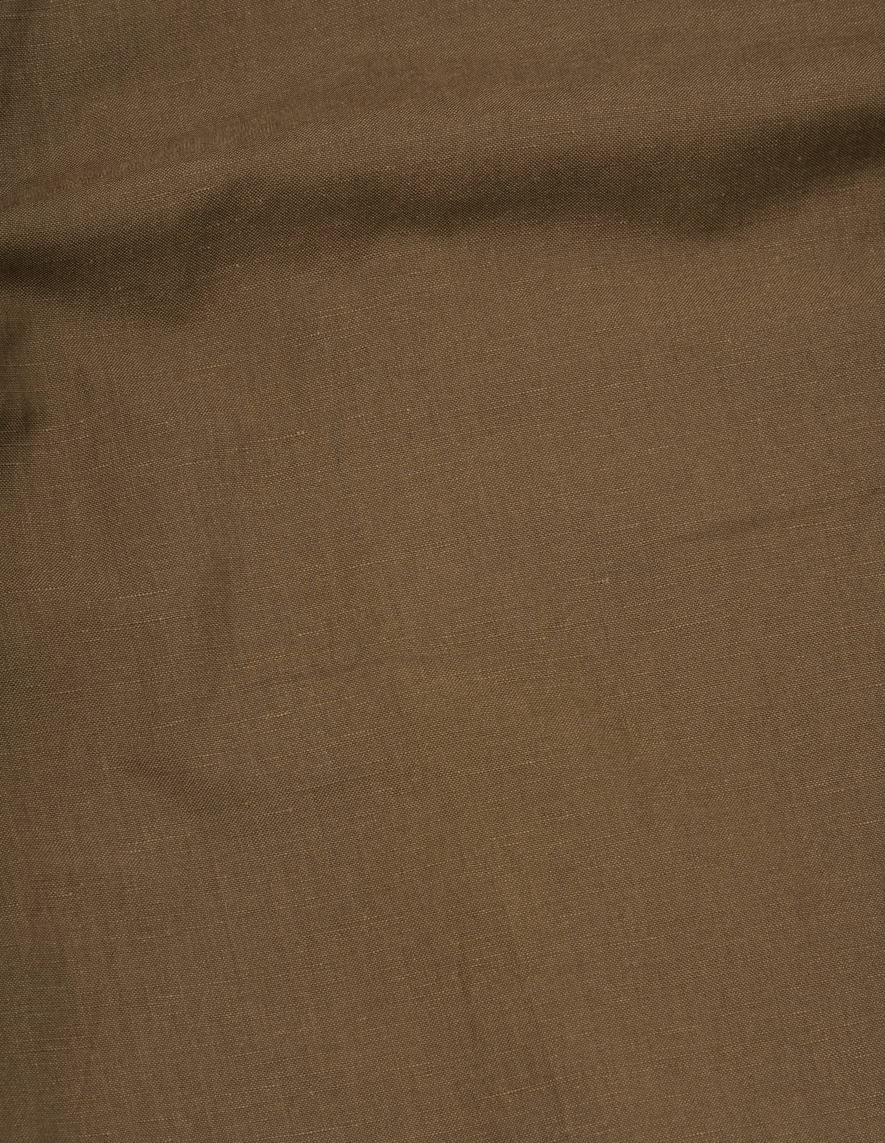 SINGLE PLEAT CROPPED TROUSERS | YARN DYED WOOL LINEN | DARK SAND sold by Margaret Howell product image thumbnail 5