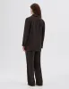 PATCH POCKET BLAZER | COMPACT LINEN | DARK BROWN sold by Margaret Howell