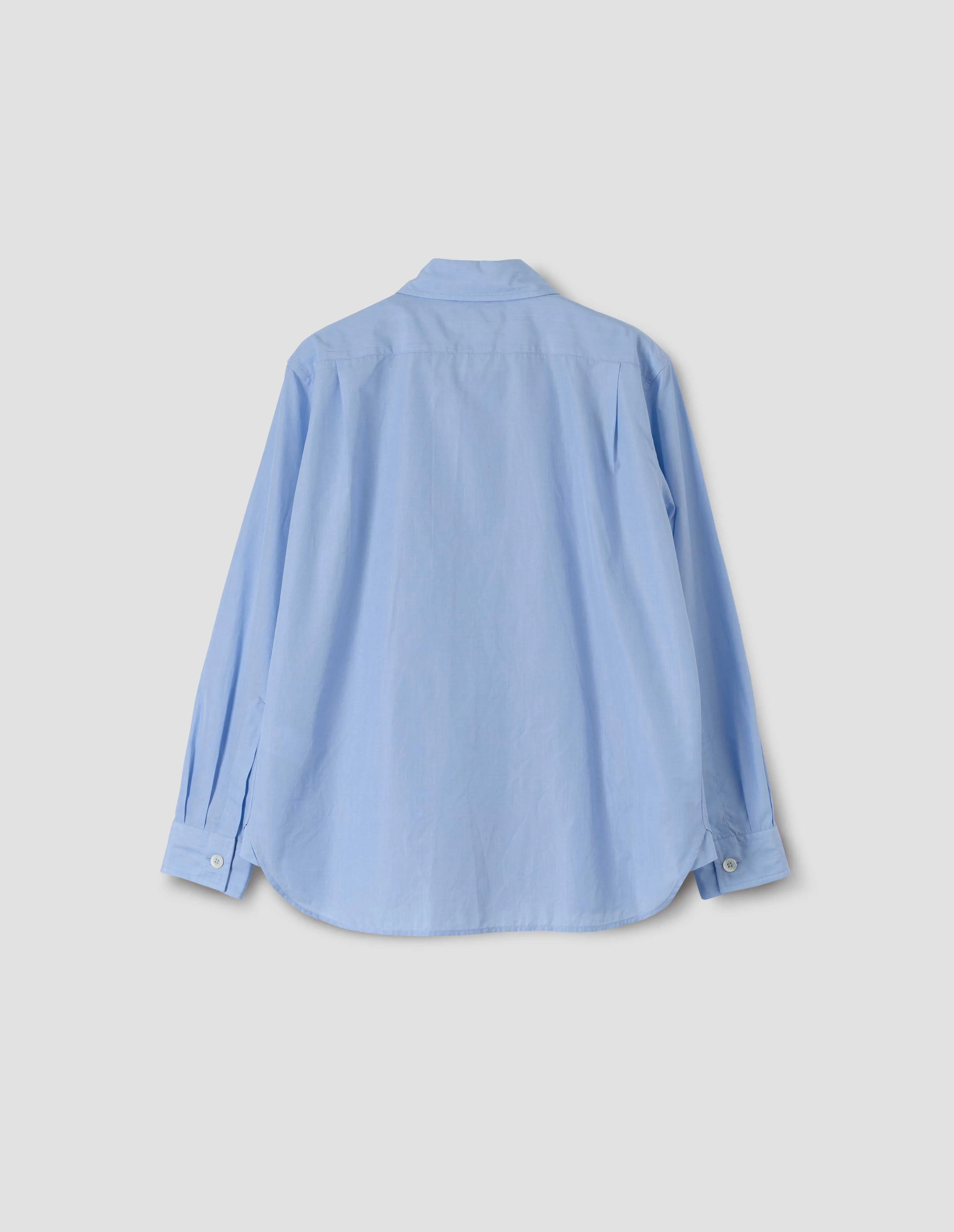 MONOGRAM SHIRT | SOFT END ON END COTTON | SOFT BLUE sold by Margaret Howell product image thumbnail 5