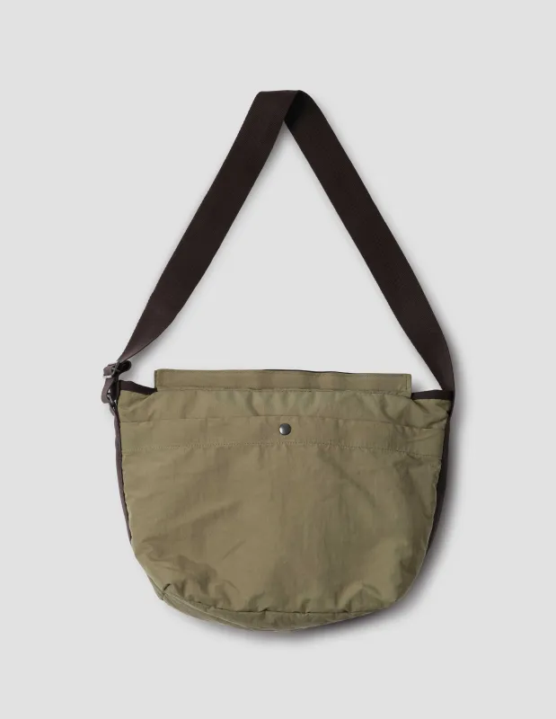 MHL. TUCKER BAG | COTTON | DARK KHAKI sold by Margaret Howell