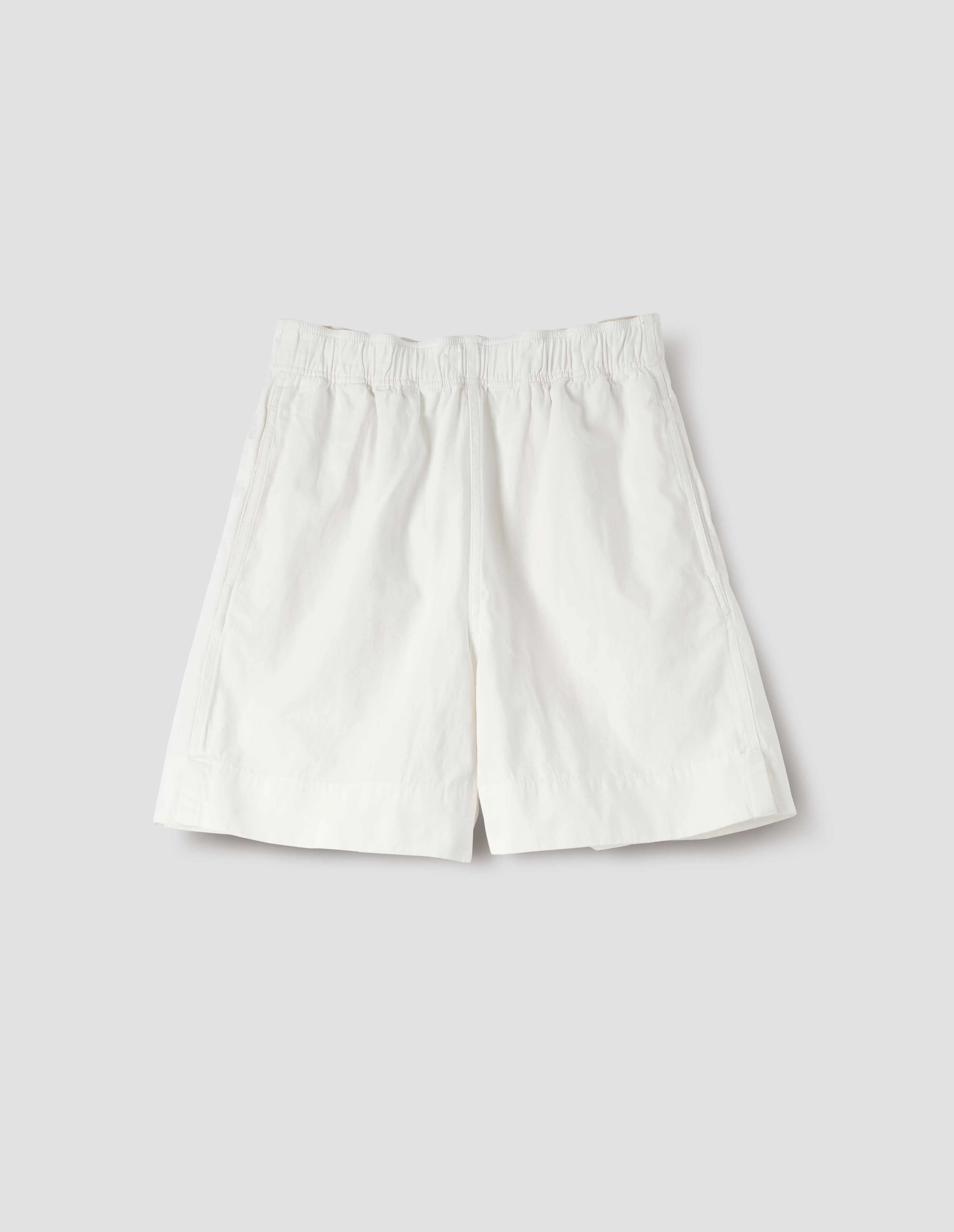 MHL. SCOUT SHORTS | COTTON LINEN PLAINWEAVE | OFF WHITE sold by Margaret Howell product image thumbnail 4
